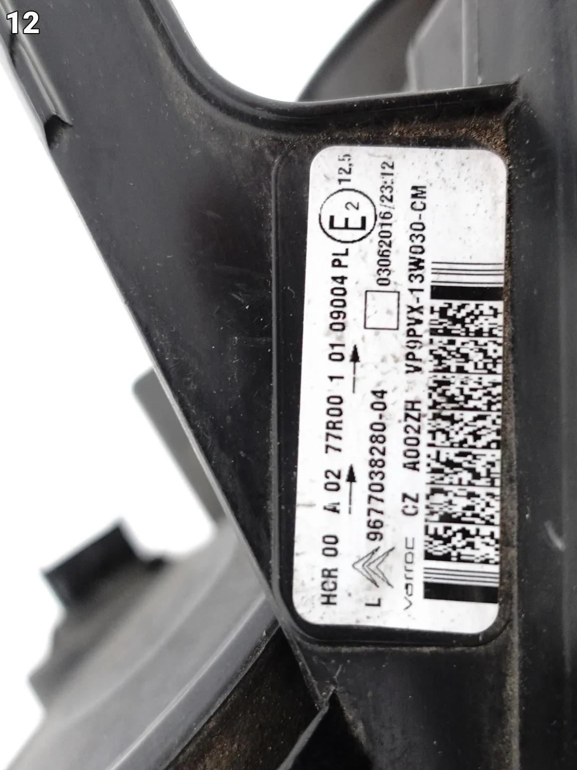 CITROEN C3 II LIFT 10-16 DS3 10-14 LAMPA ZWYKŁA HALOGEN LEWA PRZÓD EUROPA CITROEN C3 II LIFT 10-16 DS3 10-14 LAMPA ZWYKŁA HALOGEN LEWA PRZÓD EUROPA - obrazek 13