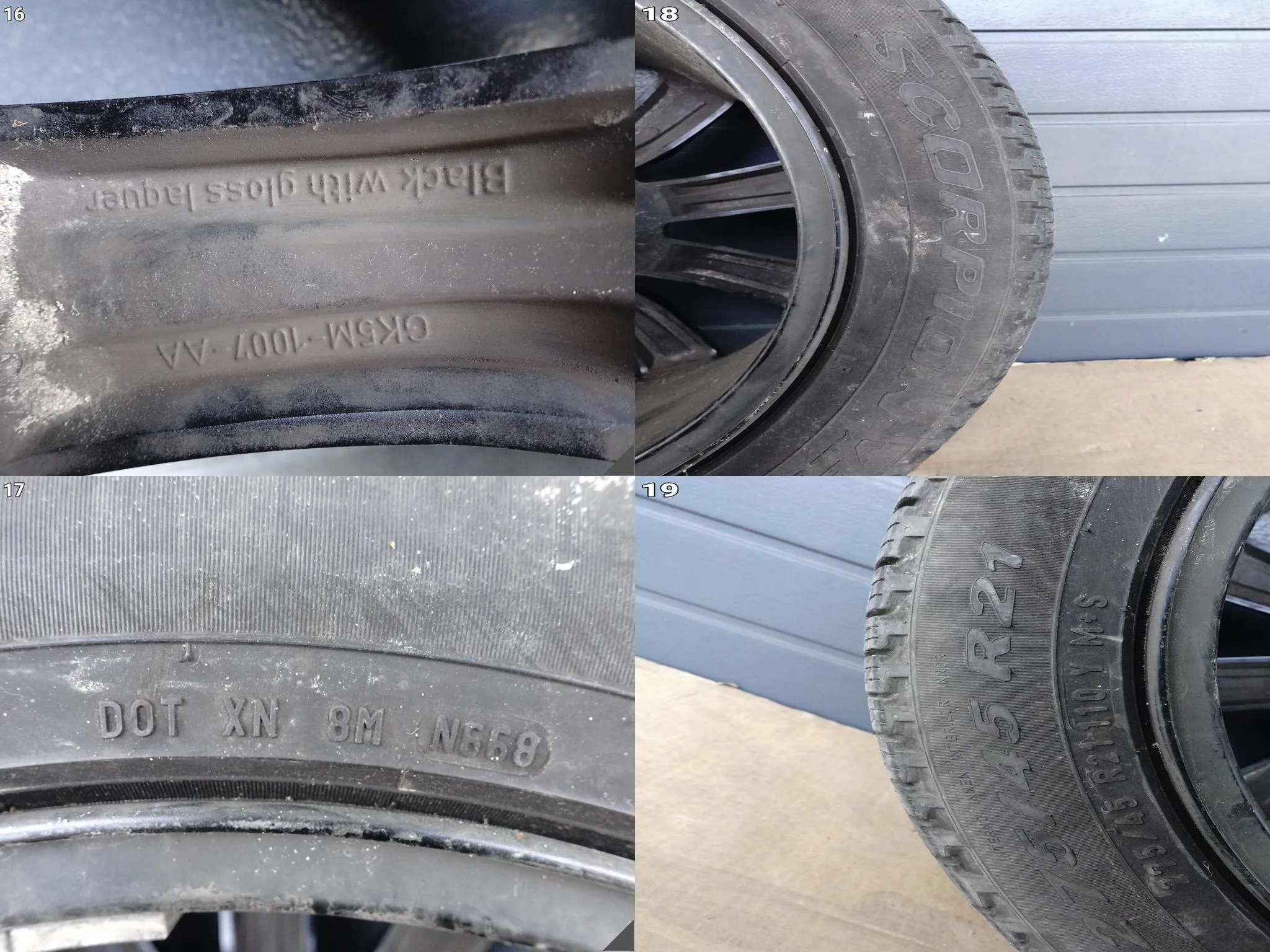 RANGE ROVER SPORT II L494 FELGA 9,5Jx21 ET49 5×120 OPONA PIRELLI 275/45 R21 RANGE ROVER SPORT II L494 FELGA 9,5Jx21 ET49 5x120 OPONA PIRELLI 275/45 R21 - obrazek 14