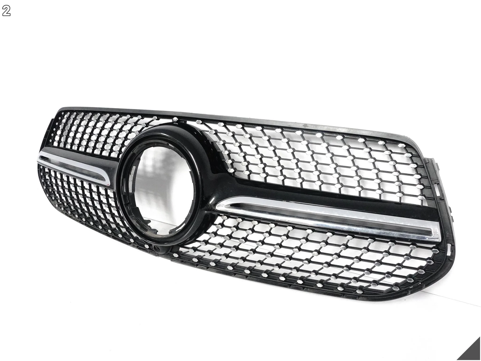 MERCEDES GLE W167 V167 AMG 19-23 GRILL ATRAPA KRATKA W ZDERZAK PRZÓD BLACK MERCEDES GLE W167 V167 AMG 19-23 GRILL ATRAPA KRATKA W ZDERZAK PRZÓD BLACK - obrazek 3