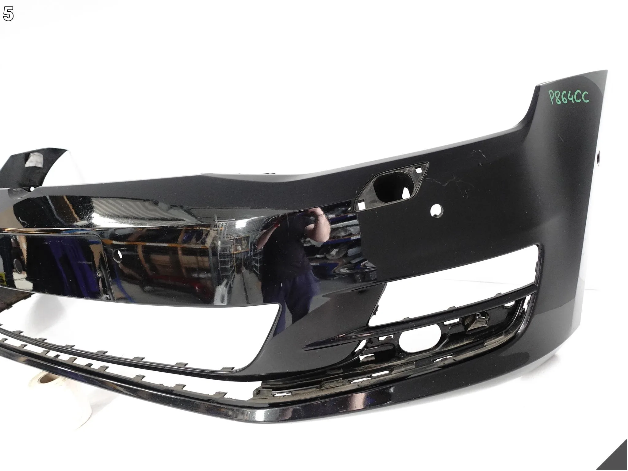 VW GOLF 7 VII 5G0 12-16 ZWYKŁY ZDERZAK BUMPER PRZÓD (6xPDC/SPRYSKI) VW GOLF 7 VII 5G0 12-16 ZWYKŁY ZDERZAK BUMPER PRZÓD (6xPDC/SPRYSKI) - obrazek 6