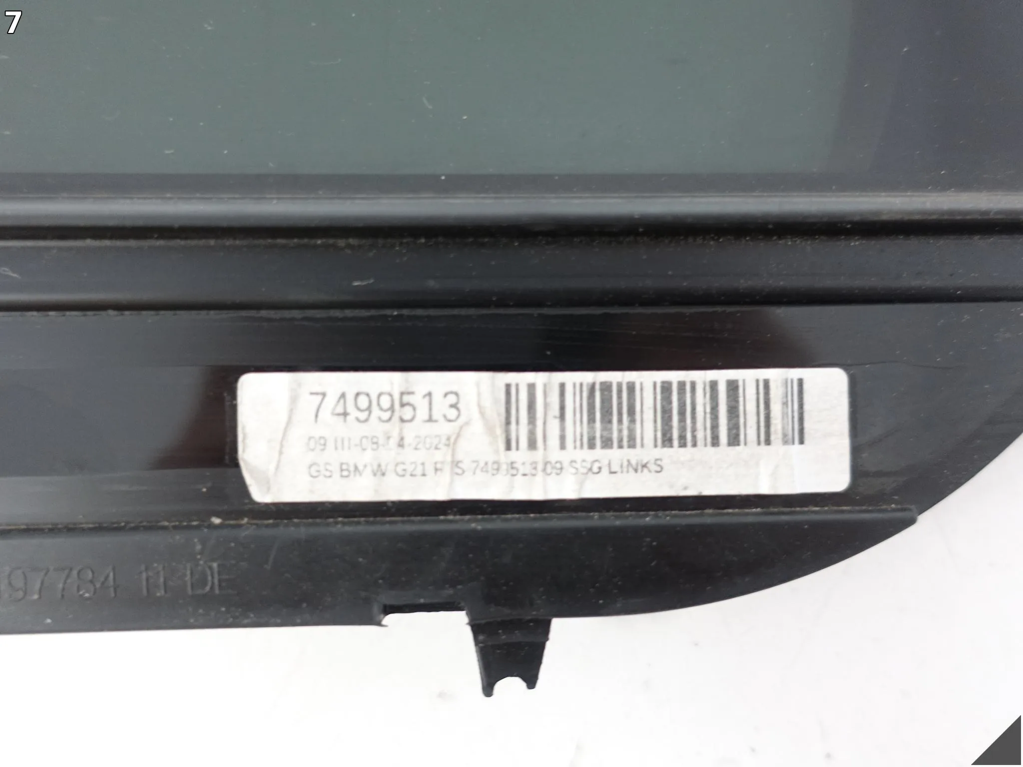 BMW 3 G21 M3 G81 TOURING KOMBI 18- SZYBA BOCZNA TRÓJKĄT DRZWI LEWA TYŁ BMW 3 G21 M3 G81 TOURING KOMBI 18- SZYBA BOCZNA TRÓJKĄT DRZWI LEWA TYŁ - obrazek 8