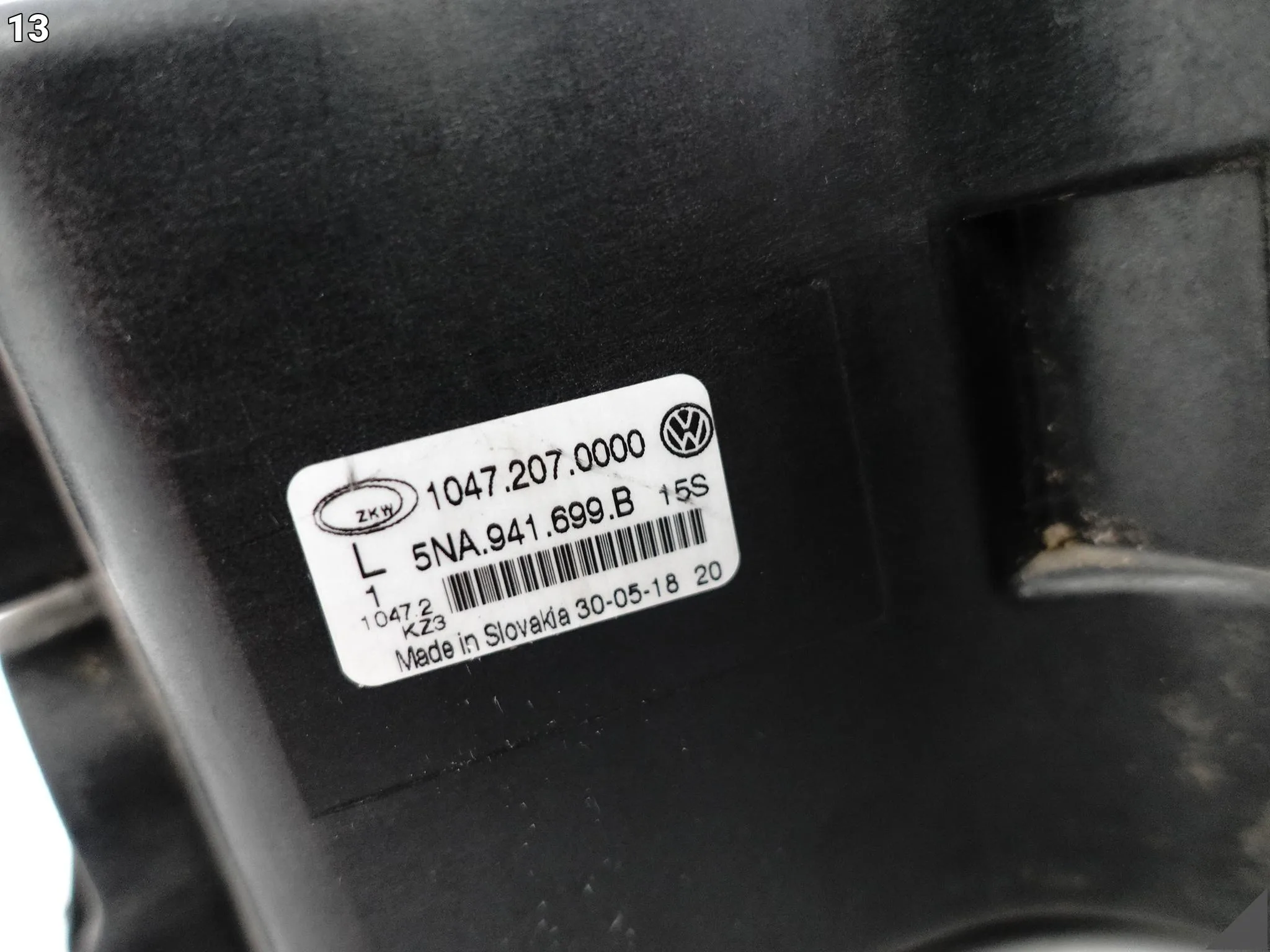 VW TIGUAN II 5NA R-LINE 15-20 T-ROC 2GA 17-21 HALOGEN LEWY PRZÓD CZARNY VW TIGUAN II 5NA R-LINE 15-20 T-ROC 2GA 17-21 HALOGEN LEWY PRZÓD CZARNY - obrazek 14