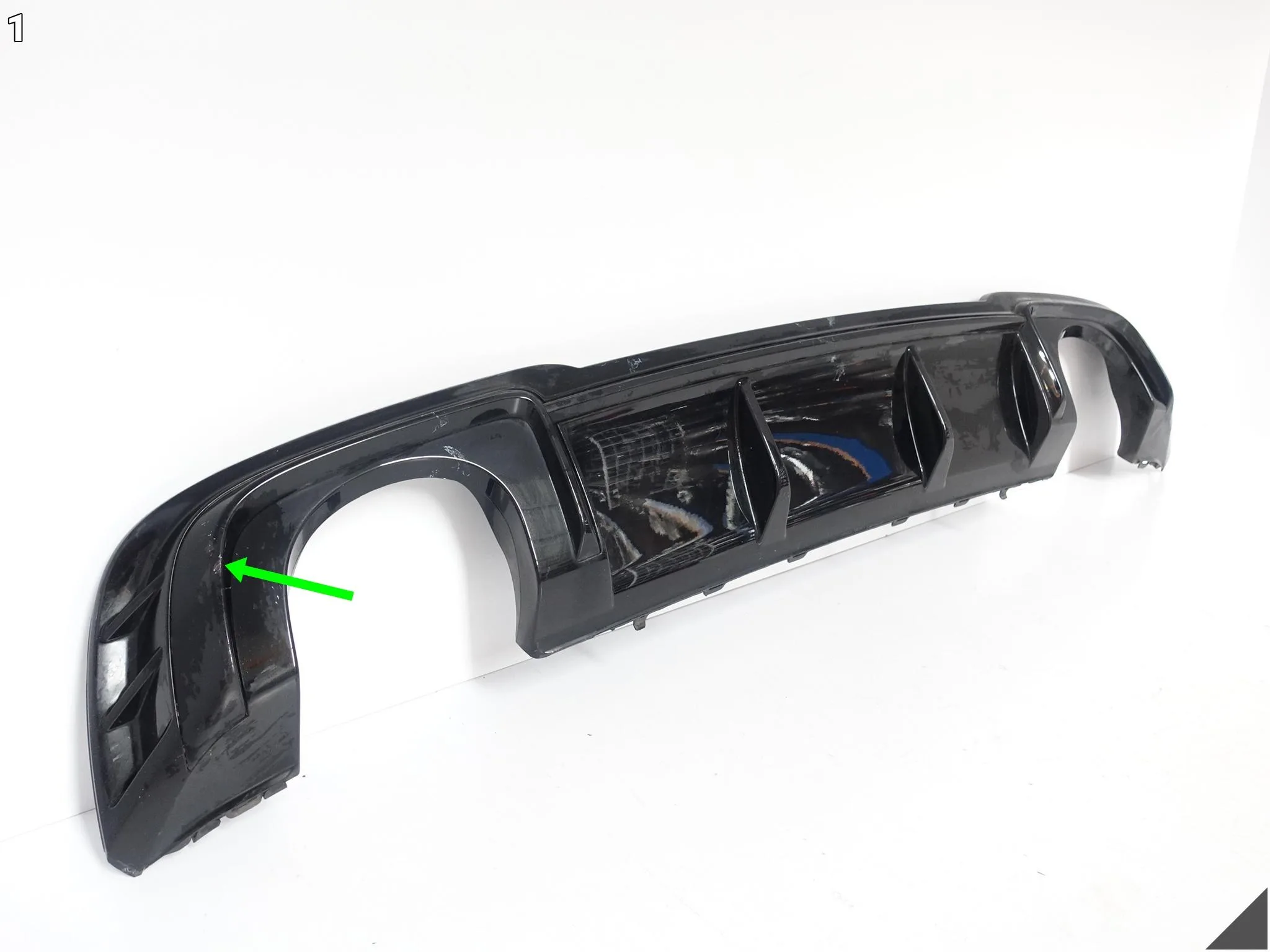 AUDI RS3 RS A3 8V 8V4 SPORTBACK LIFT 16-20 SPOILER DYFUZOR W ZDERZAK TYŁ AUDI RS3 RS A3 8V 8V4 SPORTBACK LIFT 16-20 SPOILER DYFUZOR W ZDERZAK TYŁ - obrazek 2