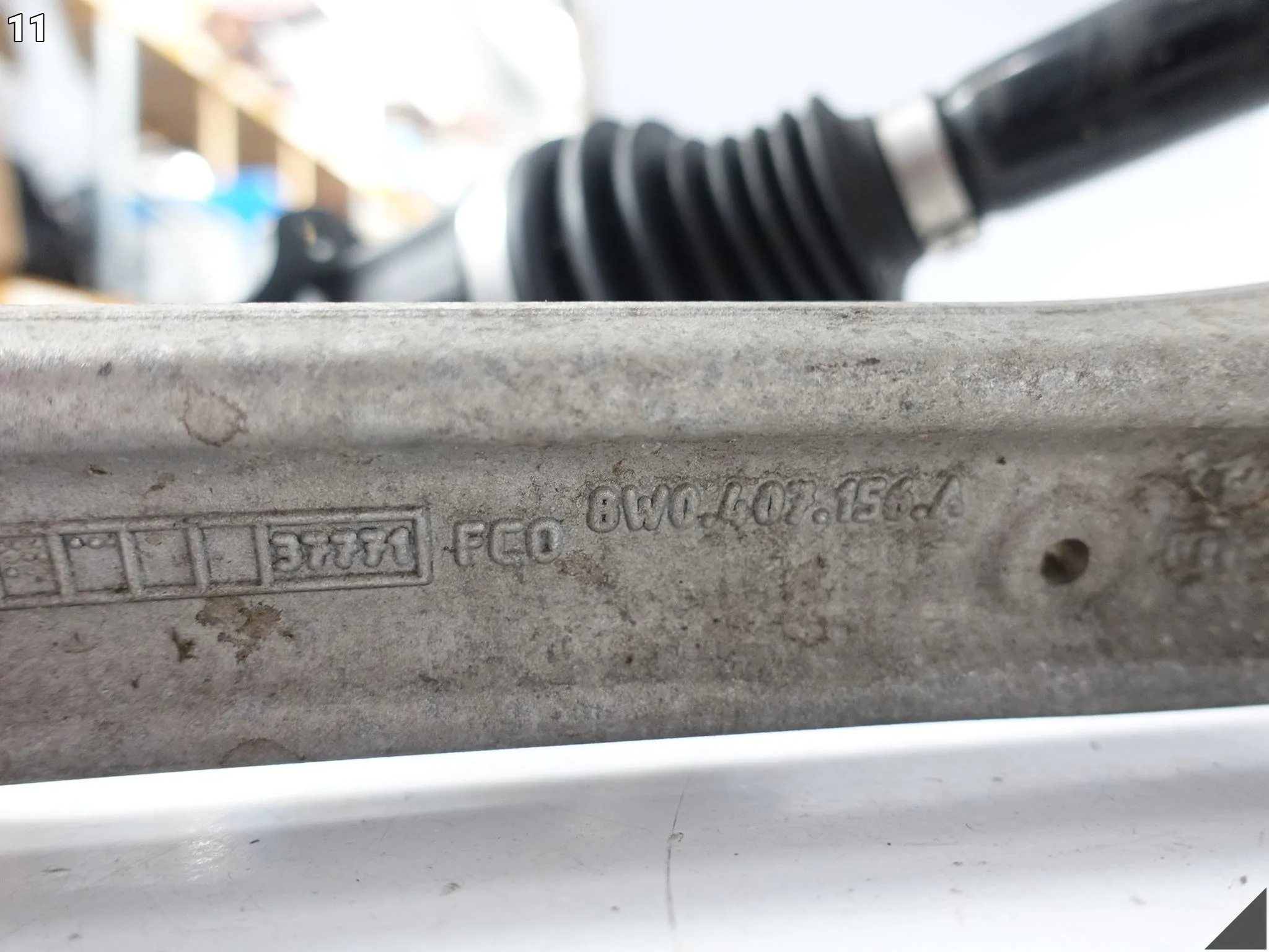 AUDI A5 8W6 F5 A4 8W0 B9 15-24 ZWROTNICA + WAHACZE + PÓŁOŚ PRAWA PRZÓD AUDI A5 8W6 F5 A4 8W0 B9 15-24 ZWROTNICA + WAHACZE + PÓŁOŚ PRAWA PRZÓD - obrazek 12