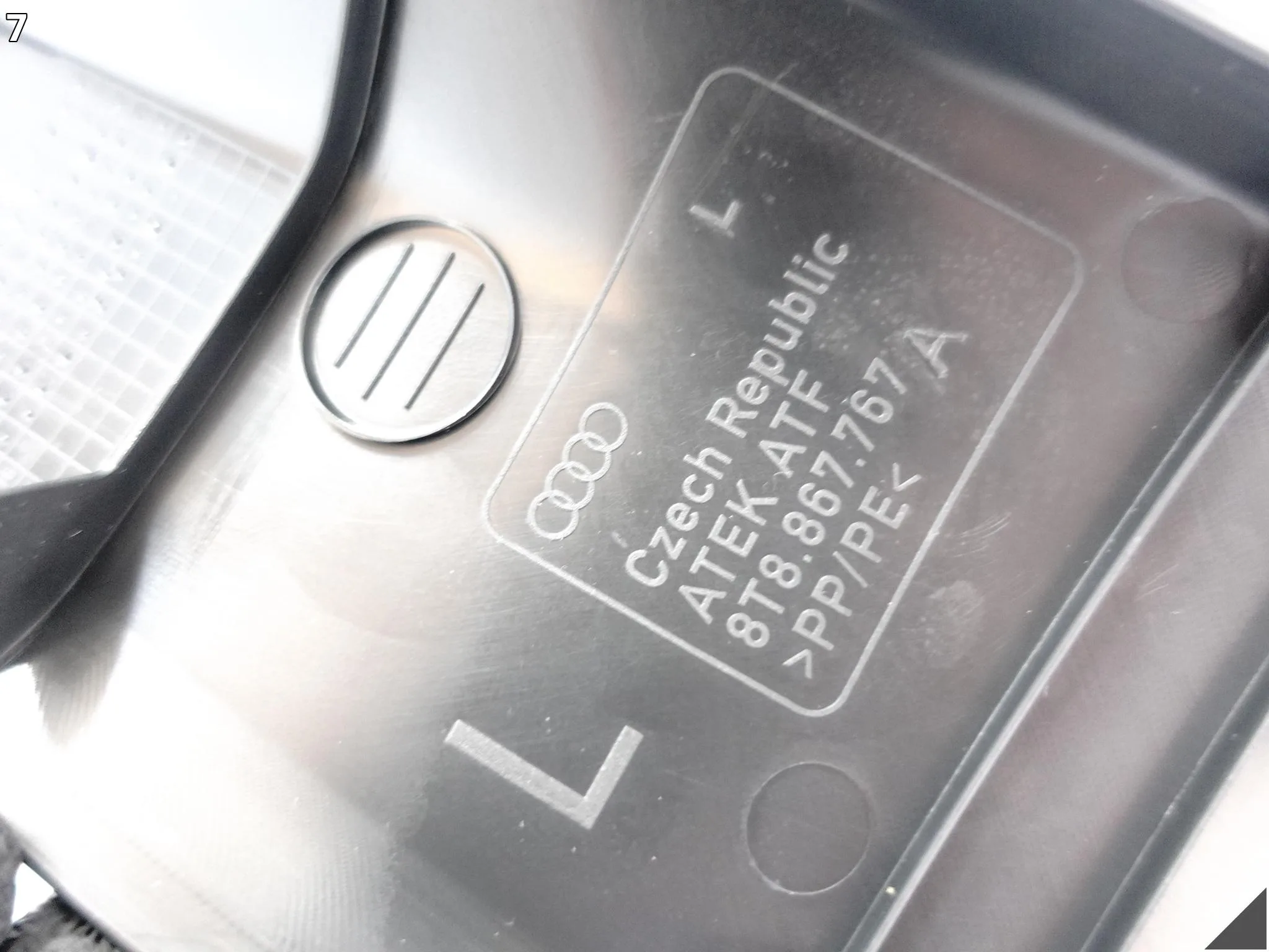 AUDI A5 S5 8T8 B8 LIFT 07-16 SPORTBACK LISTWA OSŁONA POSZYCIE SŁUPEK C LEWA AUDI A5 S5 8T8 B8 LIFT 07-16 SPORTBACK LISTWA OSŁONA POSZYCIE SŁUPEK C LEWA - obrazek 8