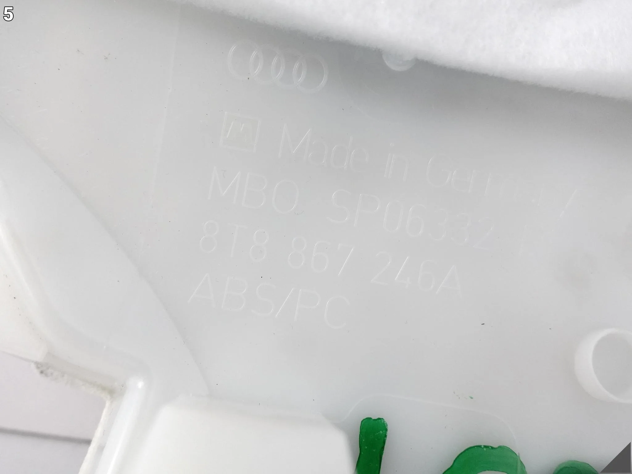 AUDI A5 S5 8T8 B8 LIFT 11-16 SPORTBACK OSŁONA POSZYCIE SŁUPEK D PRAWY AUDI A5 S5 8T8 B8 LIFT 11-16 SPORTBACK OSŁONA POSZYCIE SŁUPEK D PRAWY - obrazek 6
