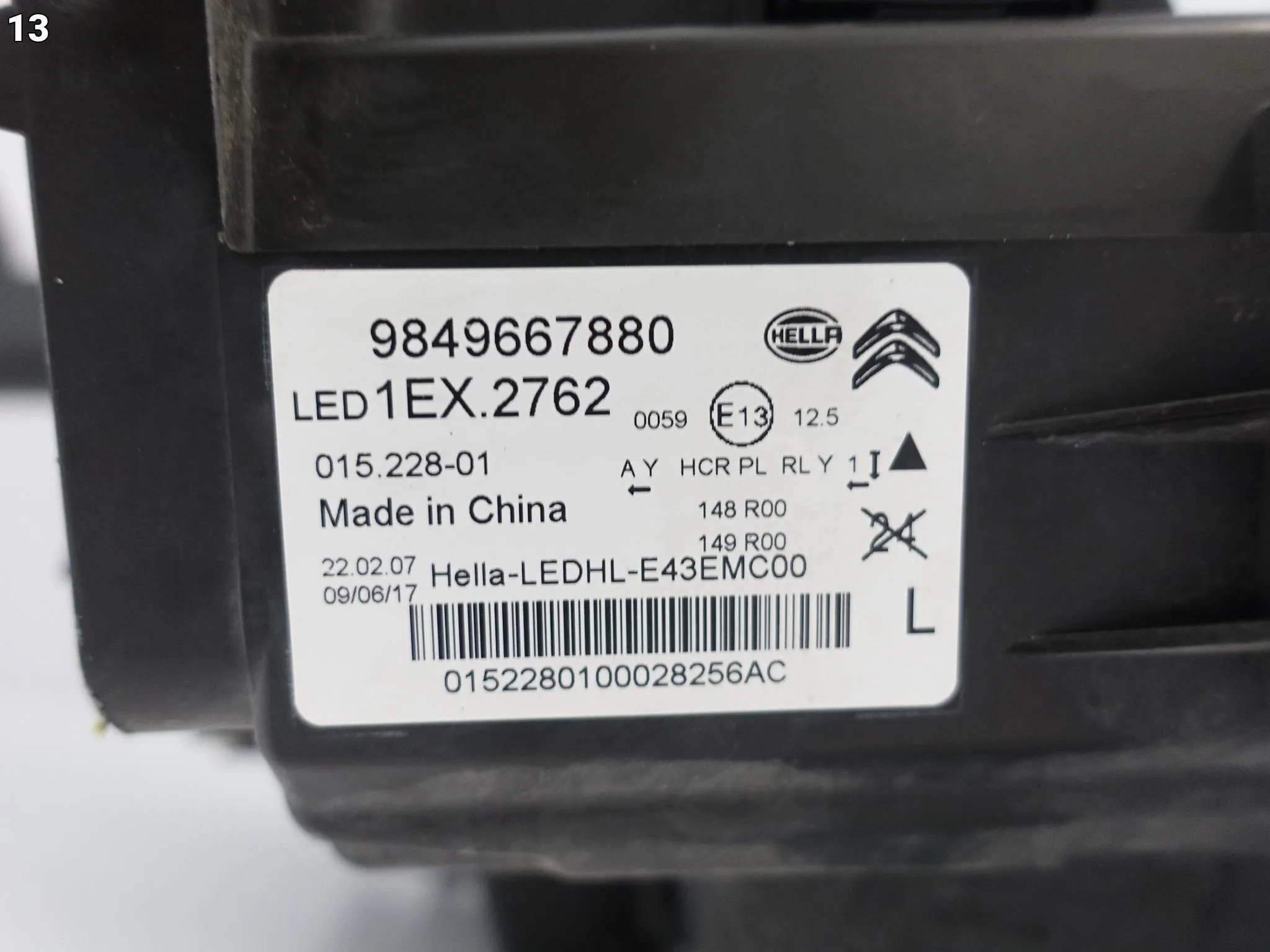 CITROEN C5 X C5X 21- FULL LED VISION LAMPA LEWA PRZÓD EUROPA CITROEN C5 X C5X 21- FULL LED VISION LAMPA LEWA PRZÓD EUROPA - obrazek 14