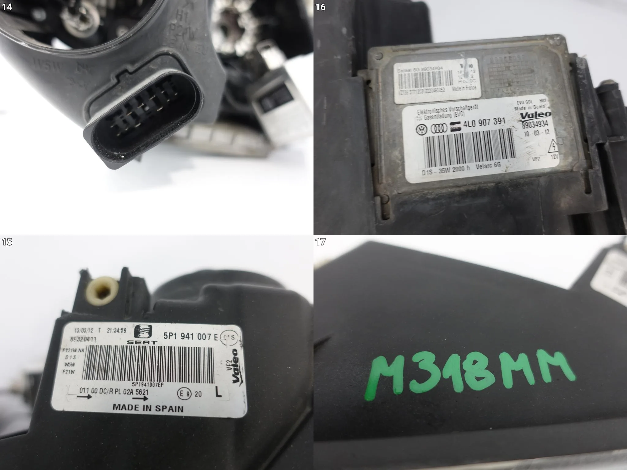 SEAT LEON II 2 CUPRA 5P1 1P1 09-12 LIFT ALTEA LAMPA XENON SKRĘTNY LEWA EU SEAT LEON II 2 CUPRA 5P1 1P1 09-12 LIFT ALTEA LAMPA XENON SKRĘTNY LEWA EU - obrazek 15