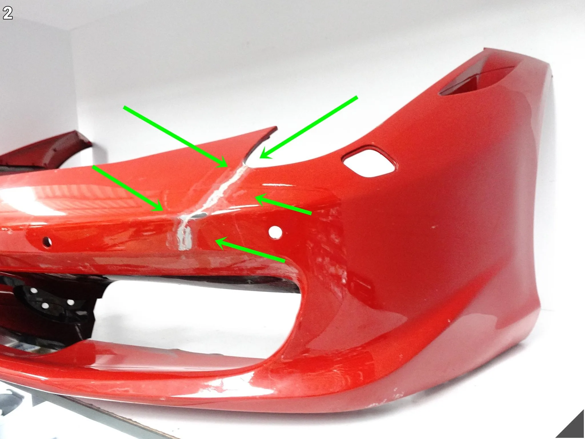 FERRARI 458 ITALIA F142 09-15 ZDERZAK BUMPER PRZÓD (WERSJA SPRYSKI + PDC) FERRARI 458 ITALIA F142 09-15 ZDERZAK BUMPER PRZÓD (WERSJA SPRYSKI + PDC) - obrazek 3
