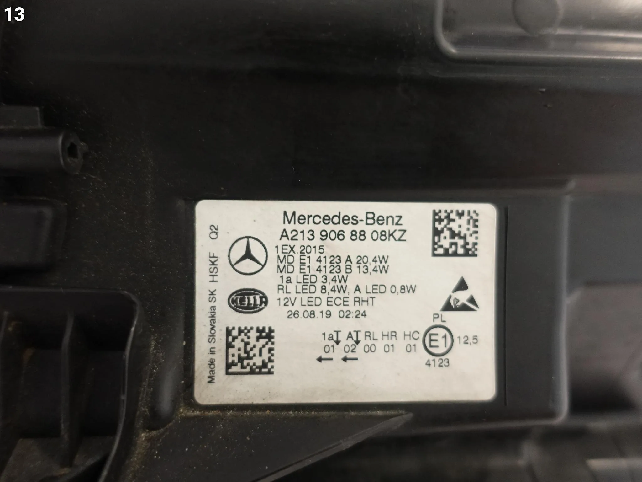 MERCEDES E-KLASA W213 S213 16-20 LAMPA FULL LED HIGH PERFORMANCE PRAWA EU MERCEDES E-KLASA W213 S213 16-20 LAMPA FULL LED HIGH PERFORMANCE PRAWA EU - obrazek 14