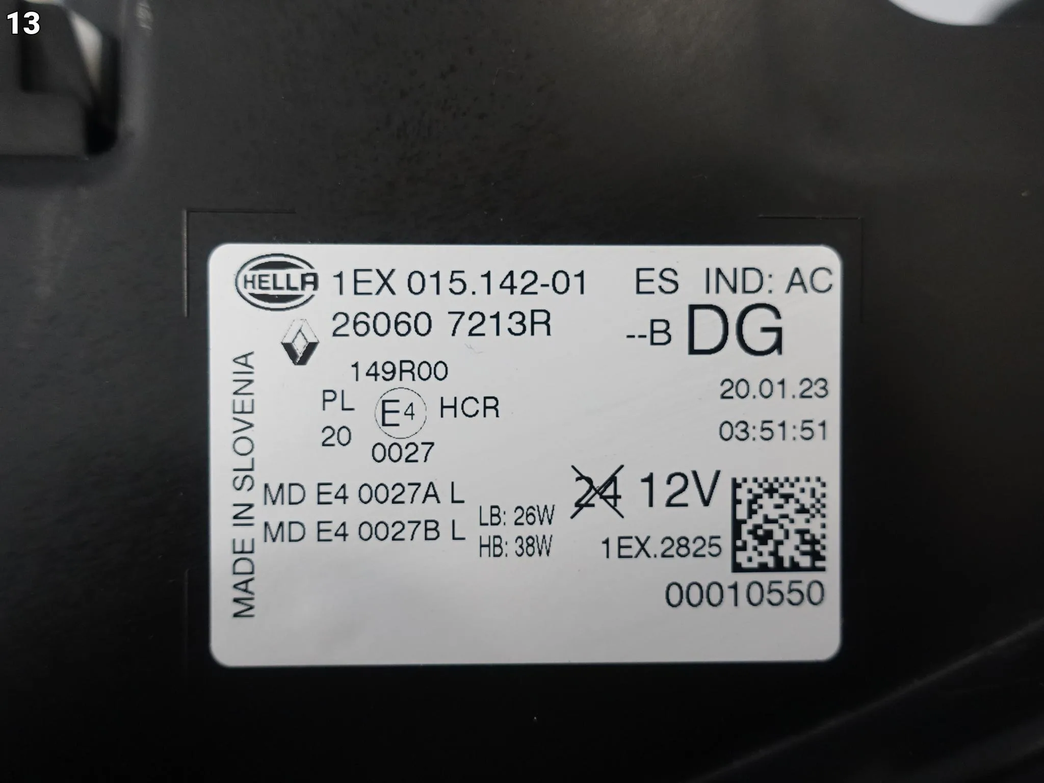 RENAULT MEGANE V 5 E-TECH ELECTRIC 22- LAMPA FULL LED PURE VISION LEWA EU RENAULT MEGANE V 5 E-TECH ELECTRIC 22- LAMPA FULL LED PURE VISION LEWA EU - obrazek 14