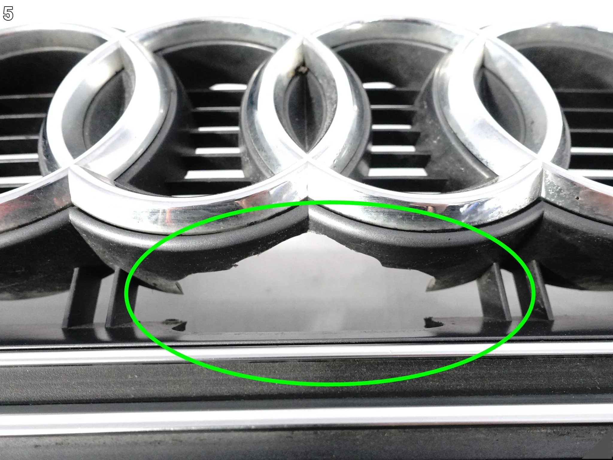 AUDI S5 8W6 F5 B9 16-19 GRILL ATRAPA KRATKA W ZDERZAK PRZÓD 8W6853651AT AUDI S5 8W6 F5 B9 16-19 GRILL ATRAPA KRATKA W ZDERZAK PRZÓD 8W6853651AT - obrazek 6