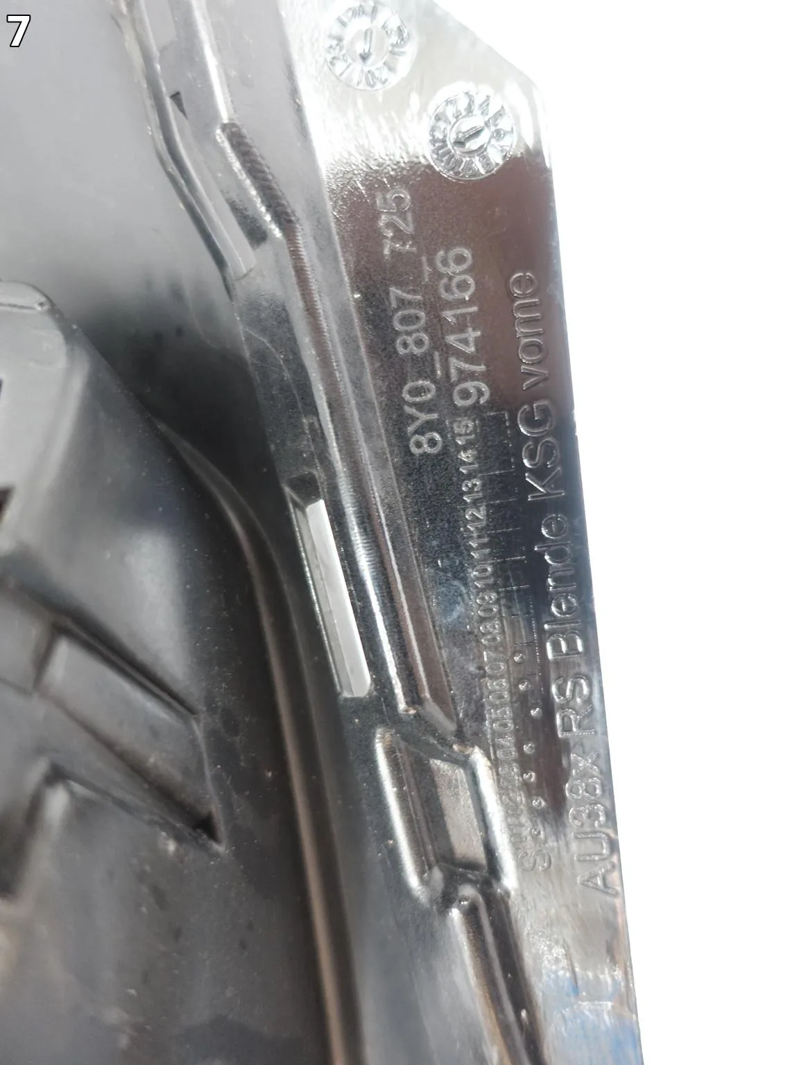 AUDI RS3 8Y0 20-24 RAMKA GRILL ZAŚLEPKI ATRAPA W ZDERZAK PRZÓD 8Y0807725 AUDI RS3 8Y0 20-24 RAMKA GRILL ZAŚLEPKI ATRAPA W ZDERZAK PRZÓD 8Y0807725 - obrazek 8