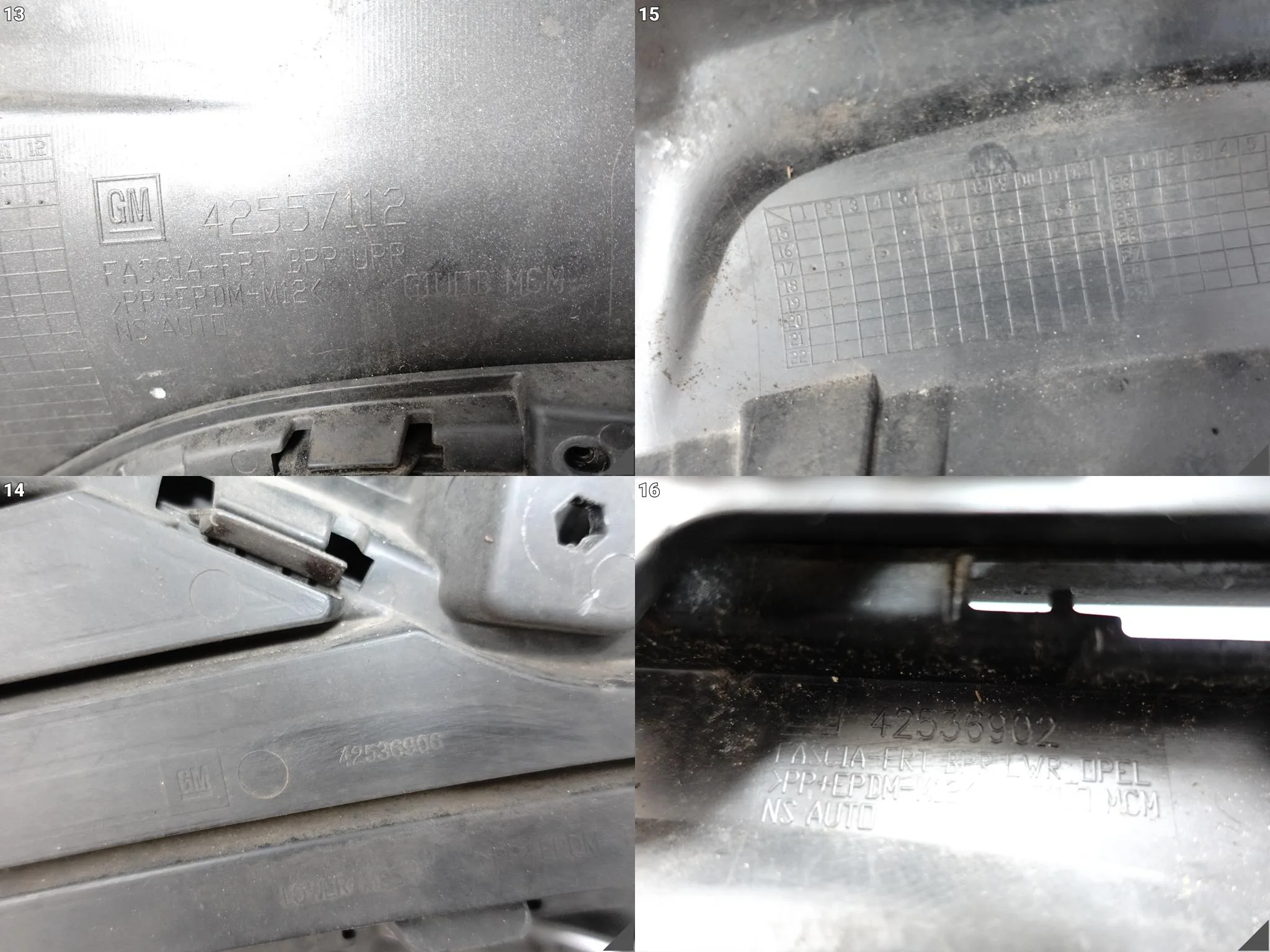 OPEL MOKKA X A I (1 GENERACJA) LIFT 16-19 ZDERZAK + KRATKA + SPOILER PRZÓD OPEL MOKKA X A I (1 GENERACJA) LIFT 16-19 ZDERZAK + KRATKA + SPOILER PRZÓD - obrazek 14