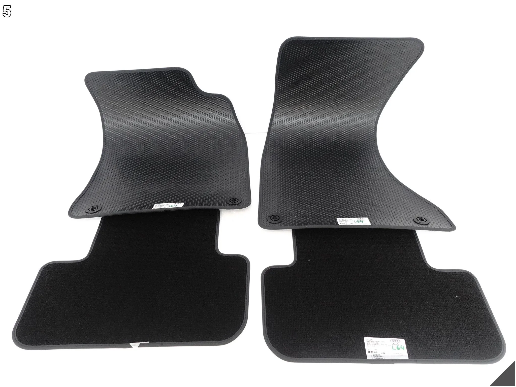 AUDI A5 S5 8T0 A4 S4 8K0 B8 LIFT 11-16 KOMPLET DYWANIKÓW WELUROWYCH EU QA5 AUDI A5 S5 8T0 A4 S4 8K0 B8 LIFT 11-16 KOMPLET DYWANIKÓW WELUROWYCH EU QA5 - obrazek 6