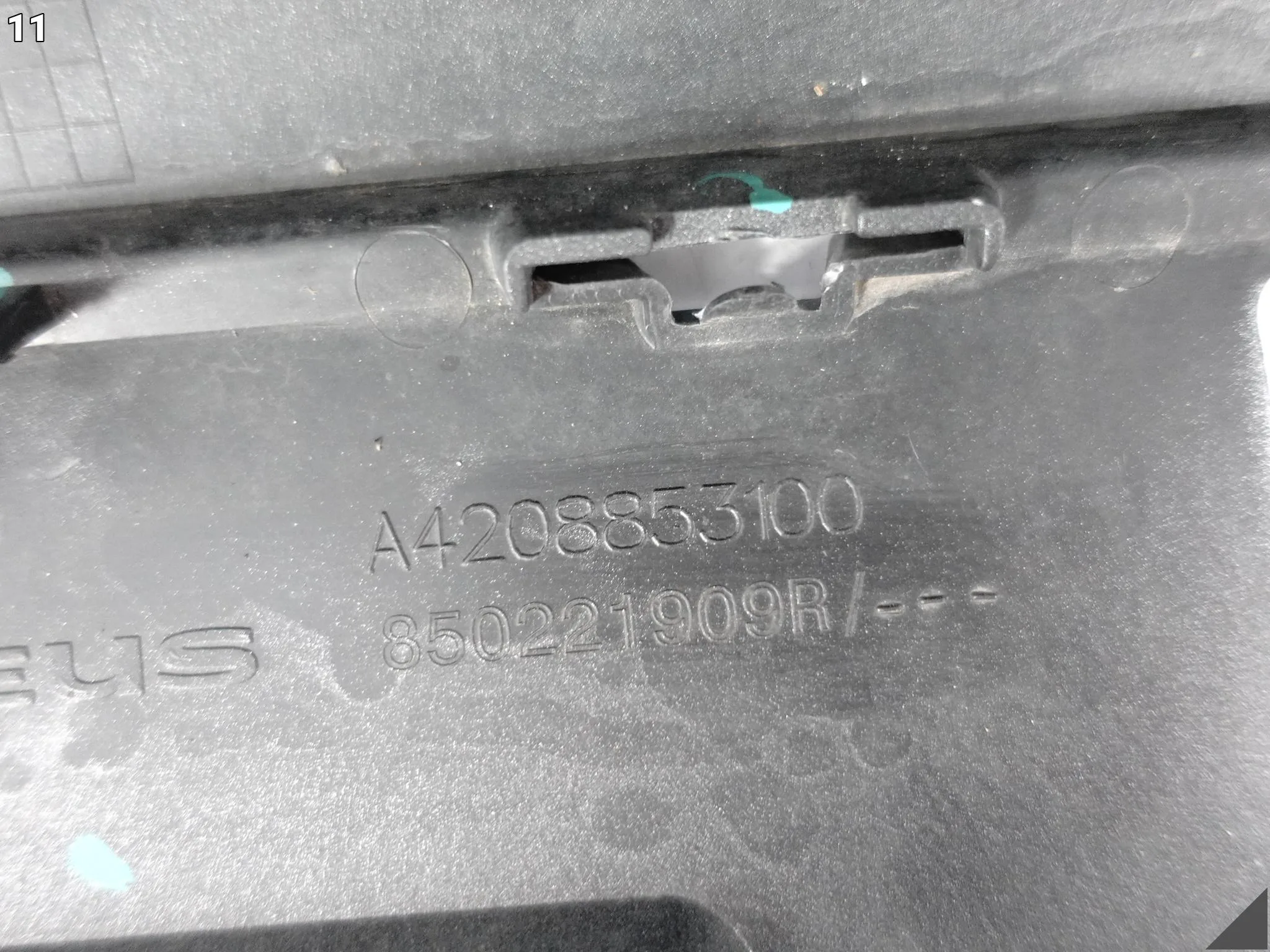 MERCEDES CITAN II 2 W420 RENAULT KANGOO III 3 21- ZDERZAK BUMPER TYŁ MERCEDES CITAN II 2 W420 RENAULT KANGOO III 3 21- ZDERZAK BUMPER TYŁ - obrazek 12