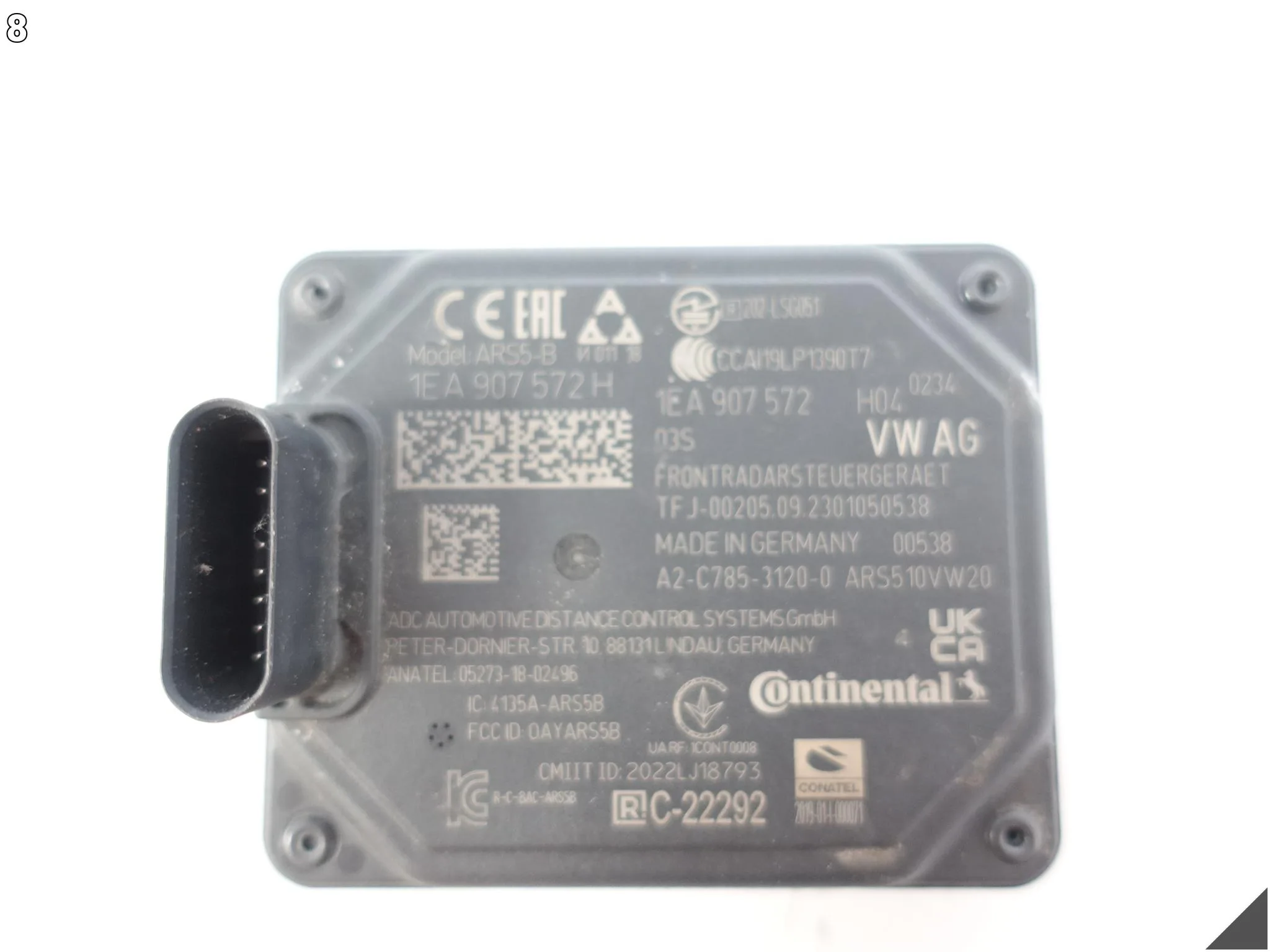 VW ID3 10A ID4 11A ID BUZZ 1T3 RADAR SENSOR ACC DISTRONIC MODUŁ PRAWY VW ID3 10A ID4 11A ID BUZZ 1T3 RADAR SENSOR ACC DISTRONIC MODUŁ PRAWY - obrazek 9