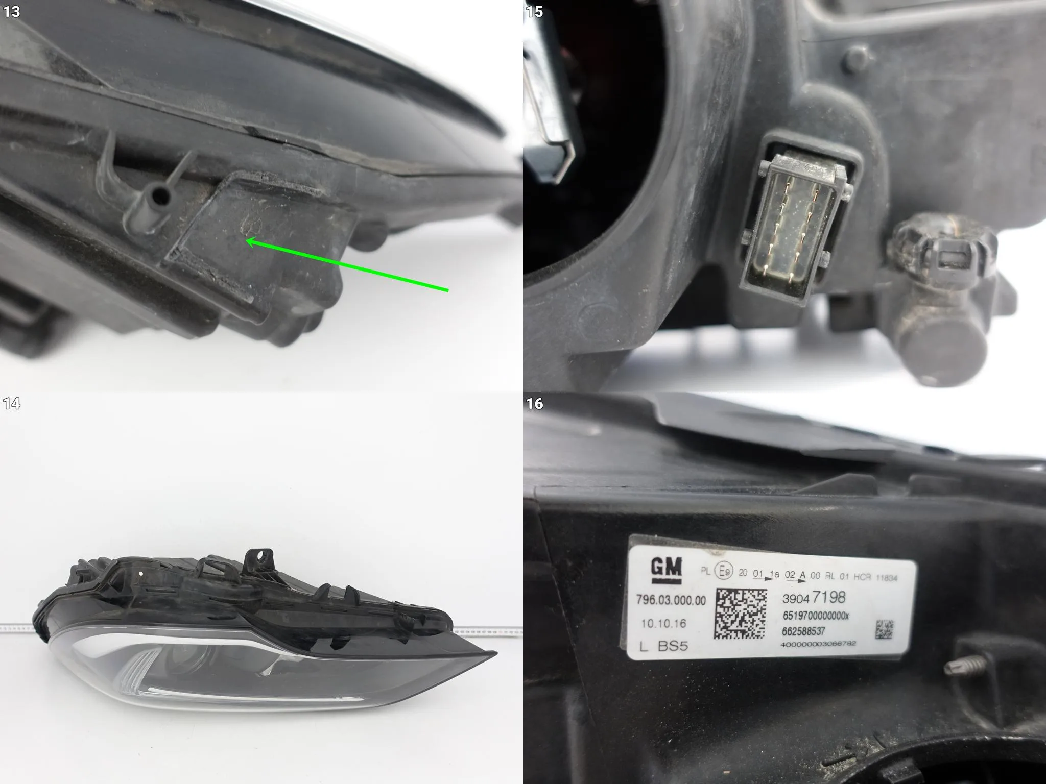 OPEL ASTRA 5 V K 15-19 LAMPA LEWA ZWYKŁA HALOGEN + LED LEWA PRZÓD EUROPA OPEL ASTRA 5 V K 15-19 LAMPA LEWA ZWYKŁA HALOGEN + LED LEWA PRZÓD EUROPA - obrazek 14