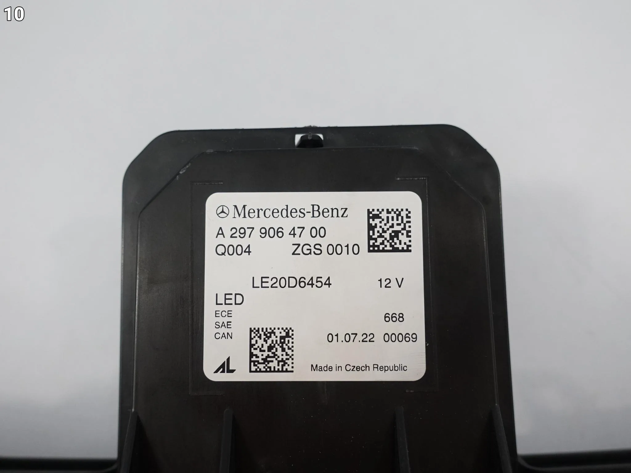 MERCEDES EQS V297 AMG 21- LISTWA CHROM LAMPA BLENDA ŚRODKOWA LED EUROPA MERCEDES EQS V297 AMG 21- LISTWA CHROM LAMPA BLENDA ŚRODKOWA LED EUROPA - obrazek 11