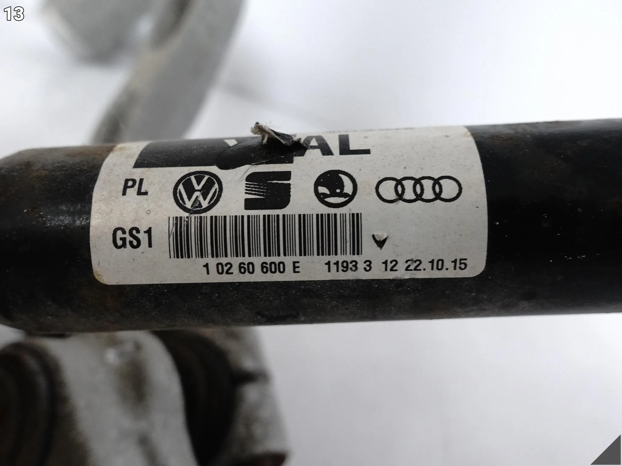 AUDI A5 8T0 B8 LIFT 11-16 ZWROTNICA WAHACZE PÓŁOŚ PIASTA PRAWA PRZÓD 14KM AUDI A5 8T0 B8 LIFT 11-16 ZWROTNICA WAHACZE PÓŁOŚ PIASTA PRAWA PRZÓD 14KM - obrazek 14