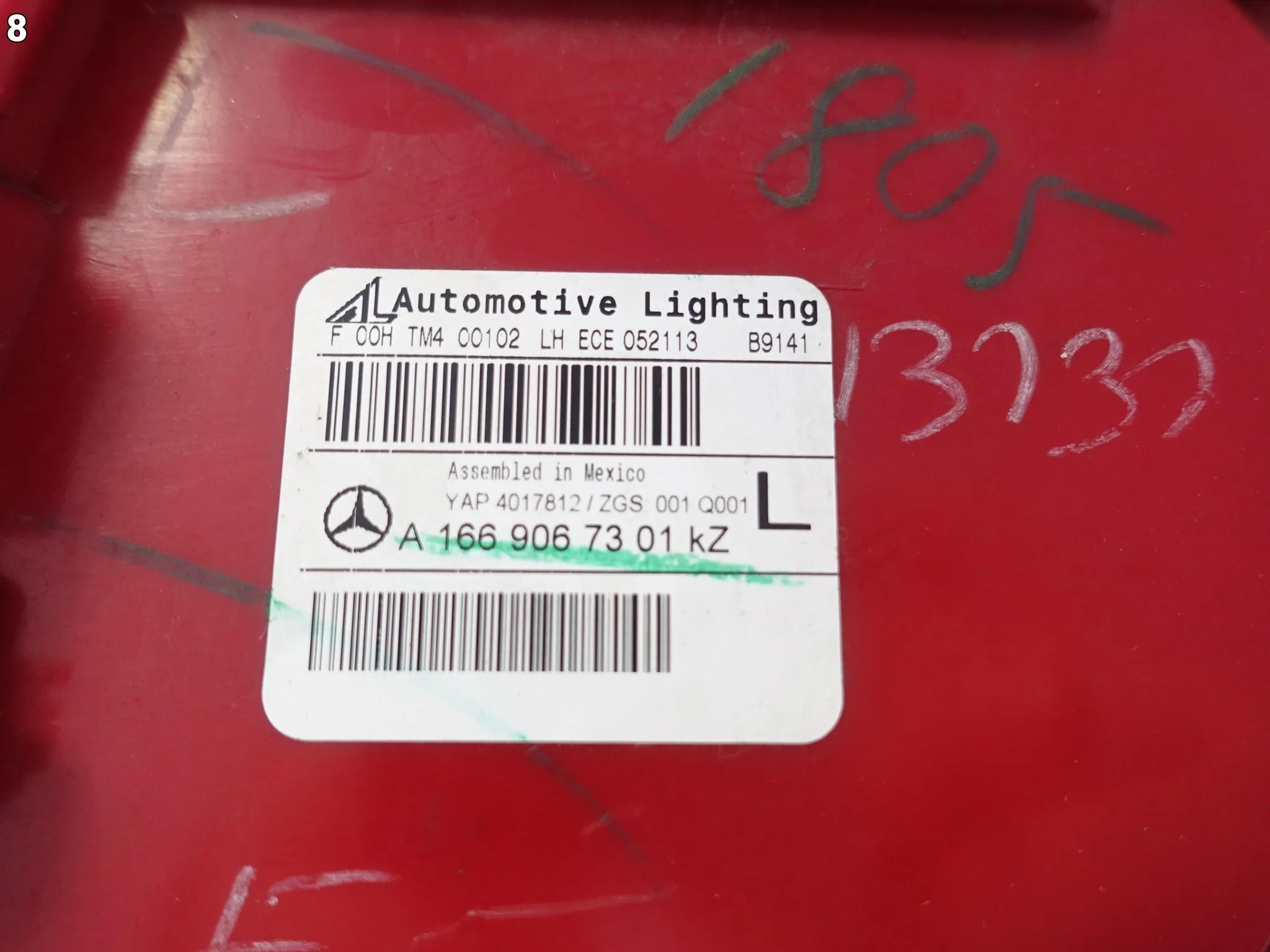 MERCEDES GL II X166 12-15 LAMPA LED W BŁOTNIK LEWA TYŁ EUROPA MERCEDES GL II X166 12-15 LAMPA LED W BŁOTNIK LEWA TYŁ EUROPA - obrazek 9