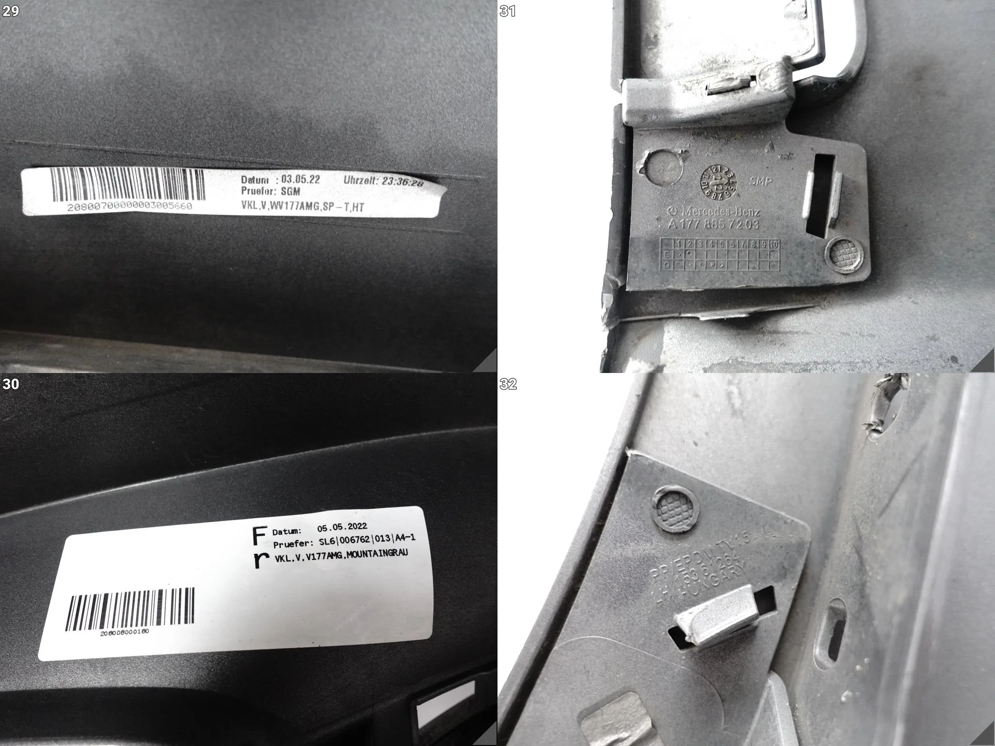 MERCEDES A-KLASA W177 AMG 18-22 ZDERZAK BUMPER + 2X LISTWA PRZÓD (6XPDC) MERCEDES A-KLASA W177 AMG 18-22 ZDERZAK BUMPER + 2X LISTWA PRZÓD (6XPDC) - obrazek 15