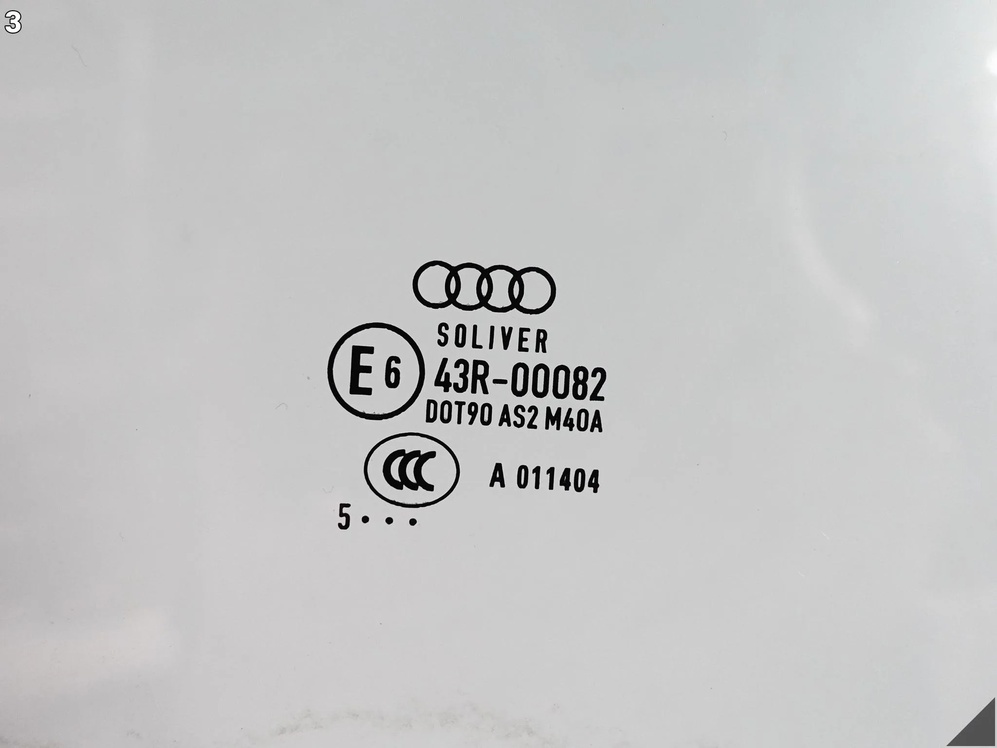 AUDI A5 S5 8T8 B8 SPORTBACK LIFT 07-16 SZYBA BOCZNA DRZWI PRAWA PRZÓD AS2 AUDI A5 S5 8T8 B8 SPORTBACK LIFT 07-16 SZYBA BOCZNA DRZWI PRAWA PRZÓD AS2 - obrazek 4