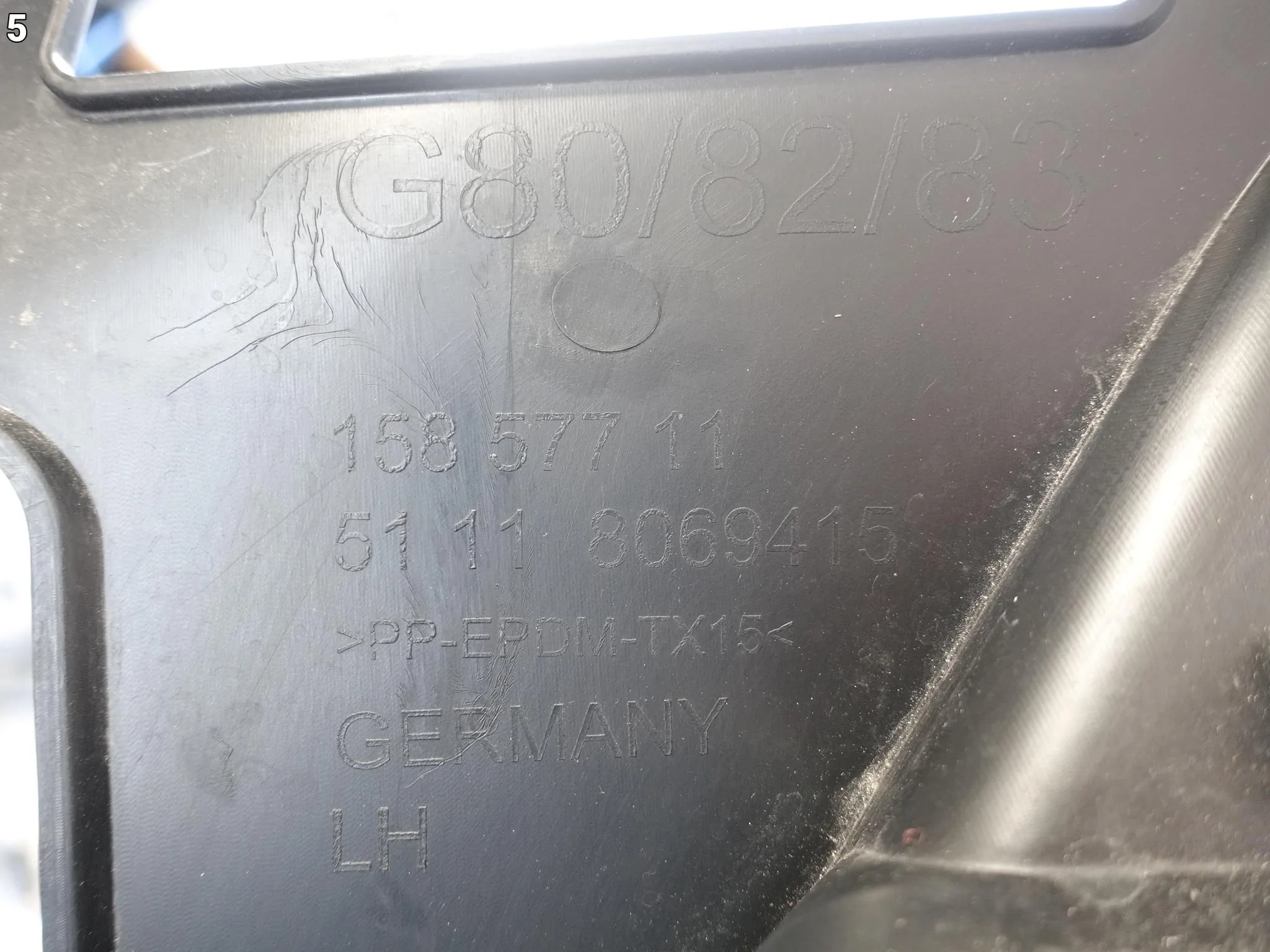 BMW M3 G80 G81 M4 G82 G83 20- ŚLIZG MOCOWANIE UCHWYT W ZDERZAK LEWY PRZÓD BMW M3 G80 G81 M4 G82 G83 20- ŚLIZG MOCOWANIE UCHWYT W ZDERZAK LEWY PRZÓD - obrazek 6