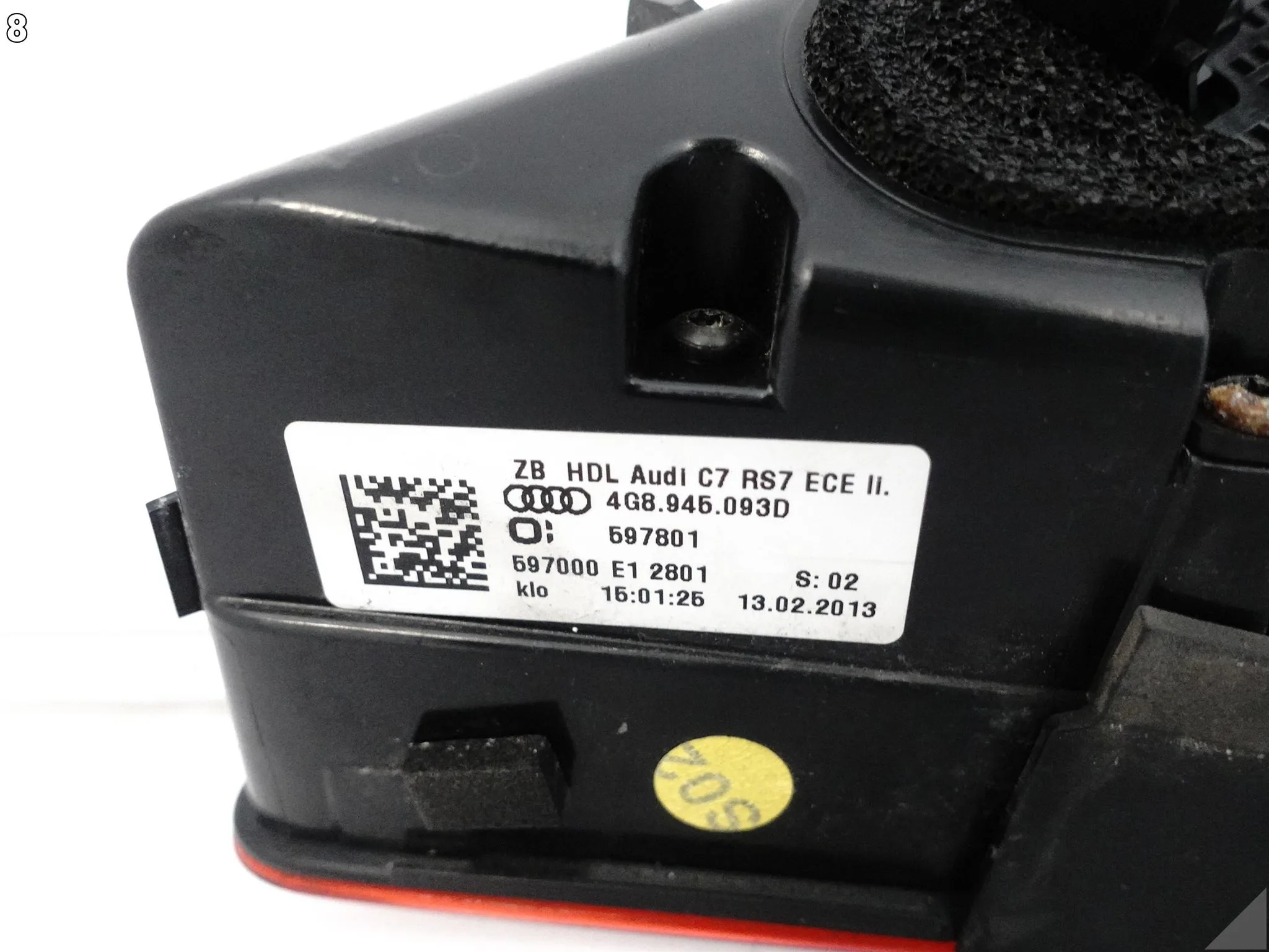 AUDI RS7 S7 4G8 C7 13-15 LAMPA LED LEWA TYŁ W KLAPE CIEMNA EUROPA EU AUDI RS7 S7 4G8 C7 13-15 LAMPA LED LEWA TYŁ W KLAPE CIEMNA EUROPA EU - obrazek 9