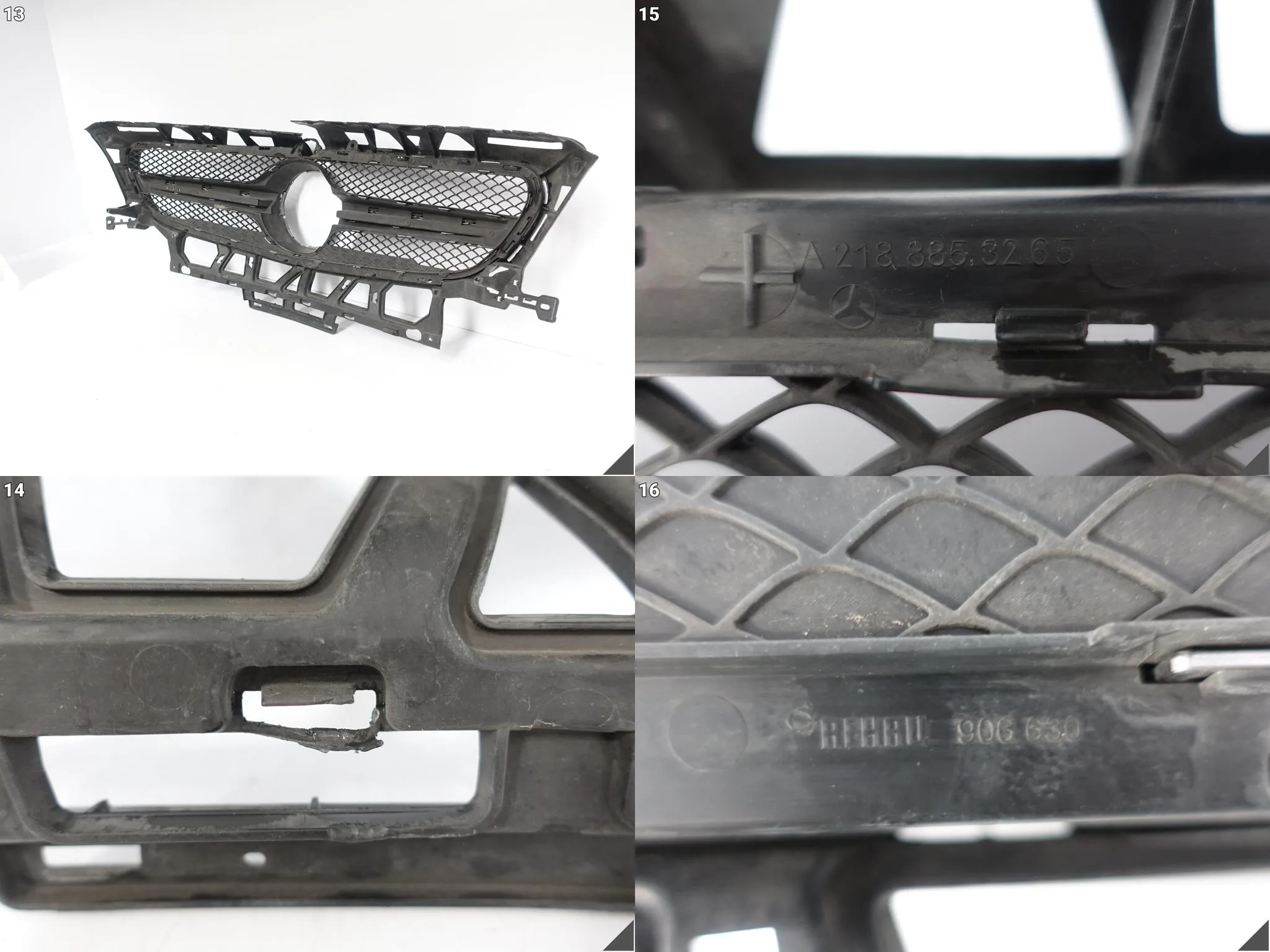MERCEDES CLS C218 X218 CLS63 AMG LIFT MOPF 14-18 GRILL ATRAPA ZDERZAK PRZÓD MERCEDES CLS C218 X218 CLS63 AMG LIFT MOPF 14-18 GRILL ATRAPA ZDERZAK PRZÓD - obrazek 14