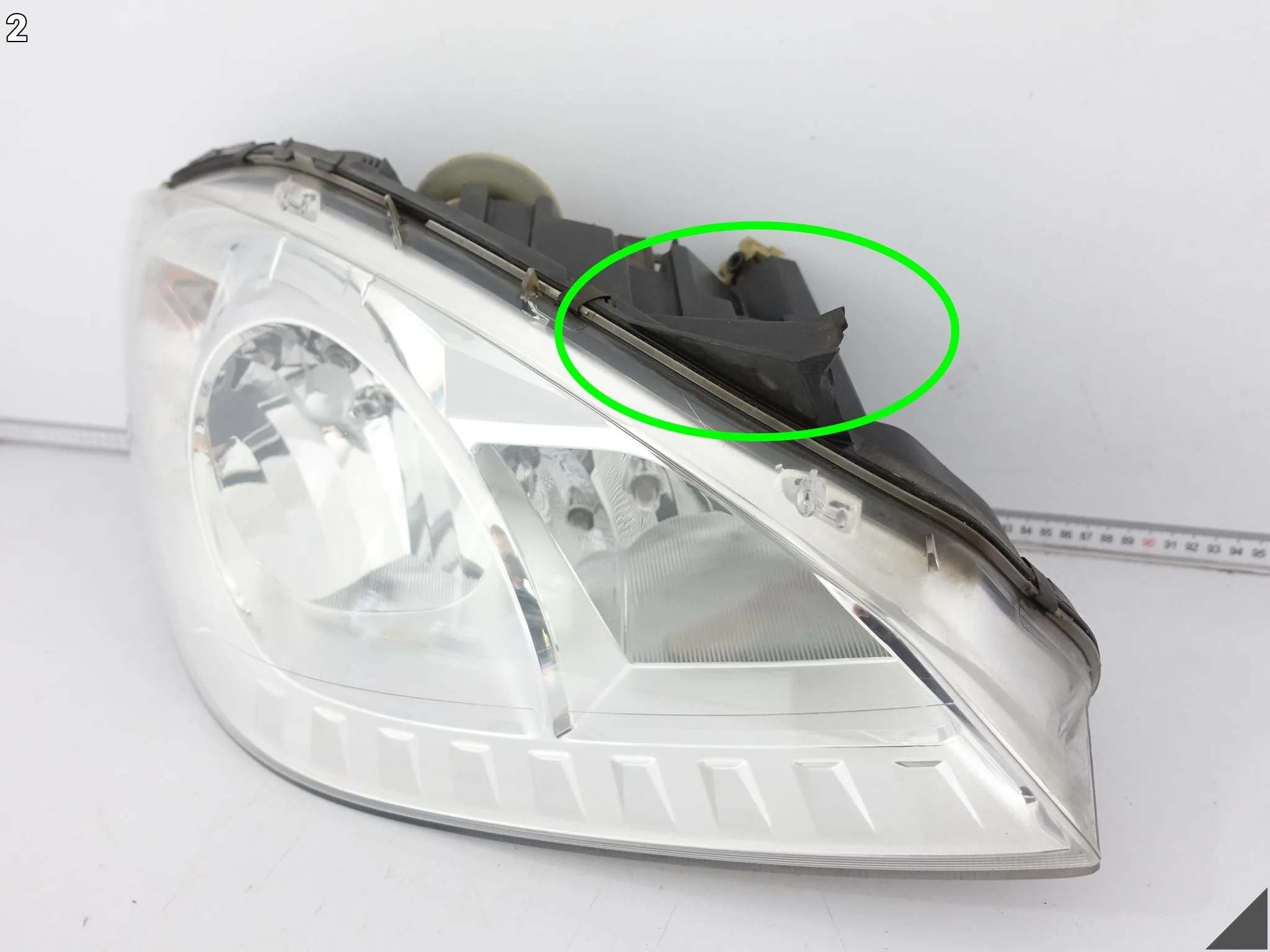 MERCEDES A-KLASA II W169 LIFT 08-12 LAMPA ZWYKŁA HALOGEN PRAWA PRZÓD EUROPA MERCEDES A-KLASA II W169 LIFT 08-12 LAMPA ZWYKŁA HALOGEN PRAWA PRZÓD EUROPA - obrazek 3