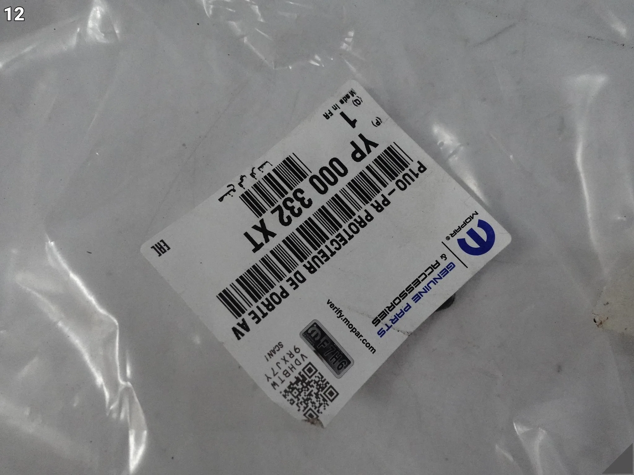 OPEL GRANDLAND X 17-24 LISTWA NAKŁADKA NA DRZWI PRAWA PRZÓD YP000332XT OPEL GRANDLAND X 17-24 LISTWA NAKŁADKA NA DRZWI PRAWA PRZÓD YP000332XT - obrazek 13