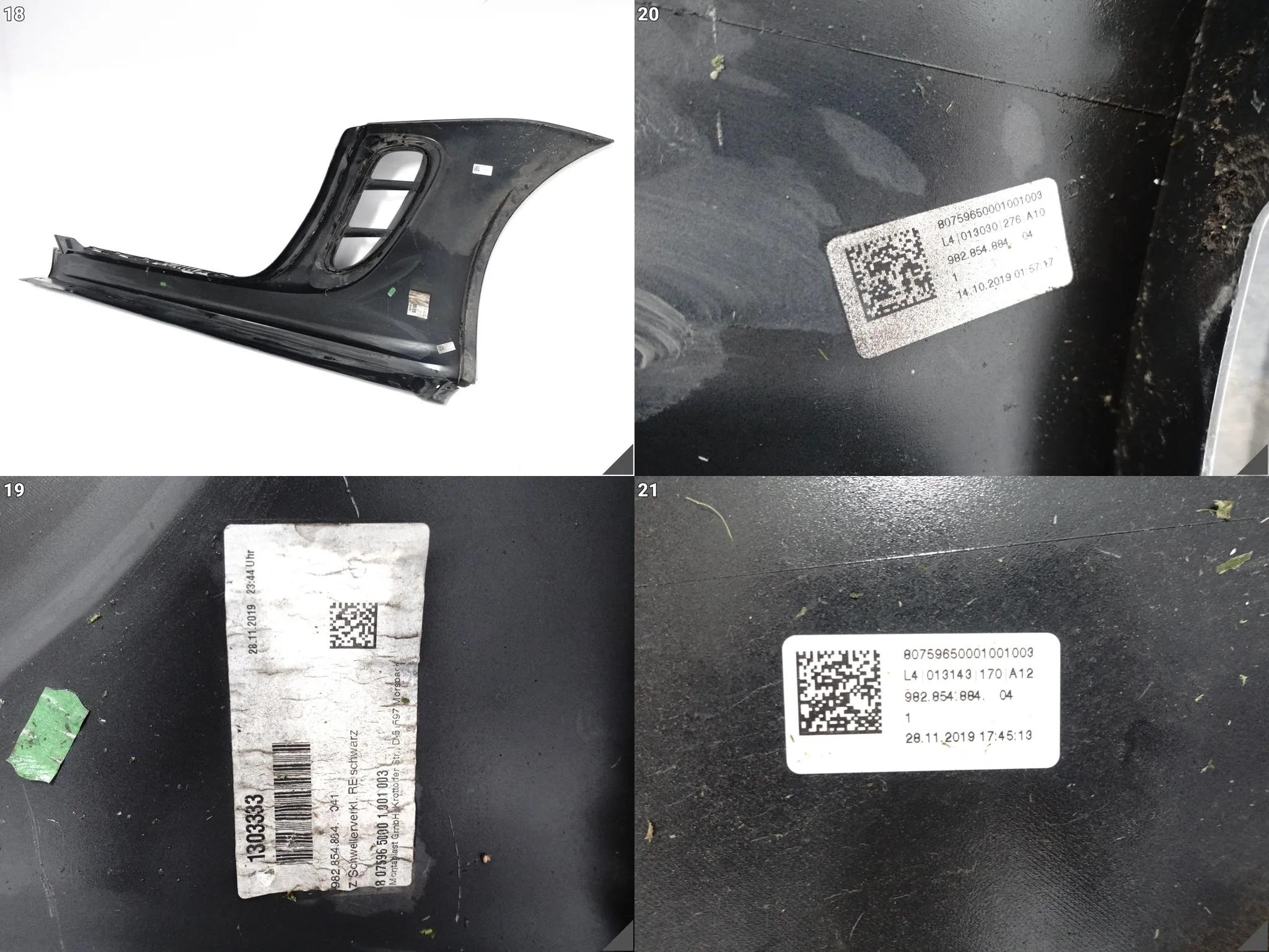 PORSCHE 718 CAYMAN 982C BOXSTER 982 16-25 PRÓG LISTWA PROGOWA PRAWA PORSCHE 718 CAYMAN 982C BOXSTER 982 16-25 PRÓG LISTWA PROGOWA PRAWA - obrazek 13