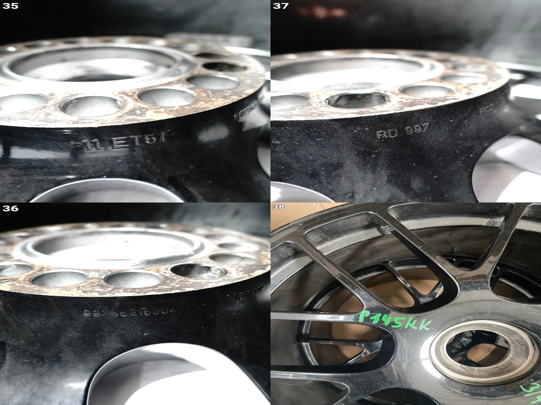 PORSCHE 997 GTS TURBO S FELGI KOMPLET PRZÓD 8,5Jx19 ET56 + TYŁ 11Jx19 ET51 PORSCHE 997 GTS TURBO S FELGI KOMPLET PRZÓD 8,5Jx19 ET56 + TYŁ 11Jx19 ET51 - obrazek 15