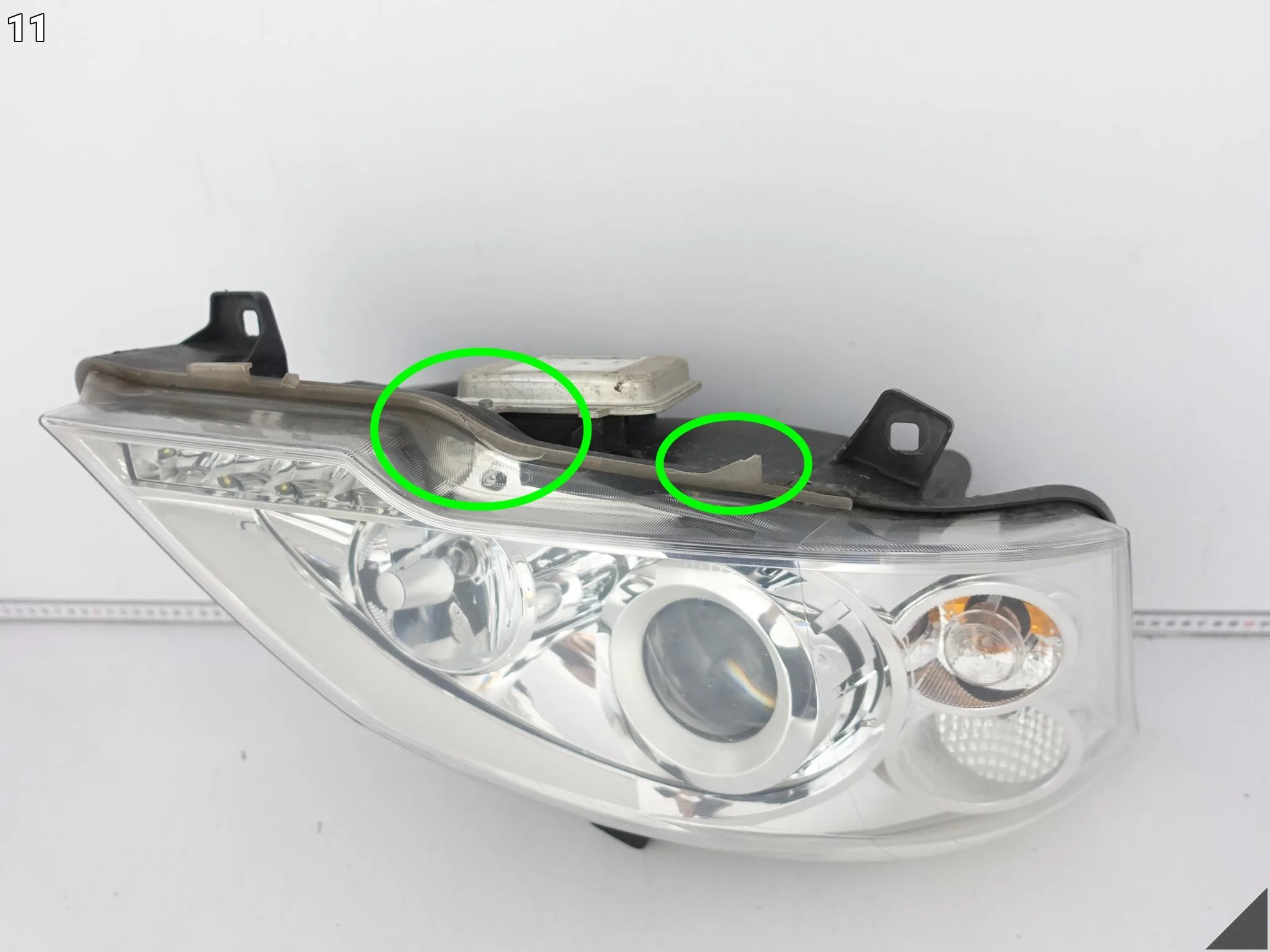 MERCEDES VITO VIANO W639 LIFT 10-14 LAMPA XENON + LED PRAWA PRZÓD EUROPA MERCEDES VITO VIANO W639 LIFT 10-14 LAMPA XENON + LED PRAWA PRZÓD EUROPA - obrazek 12