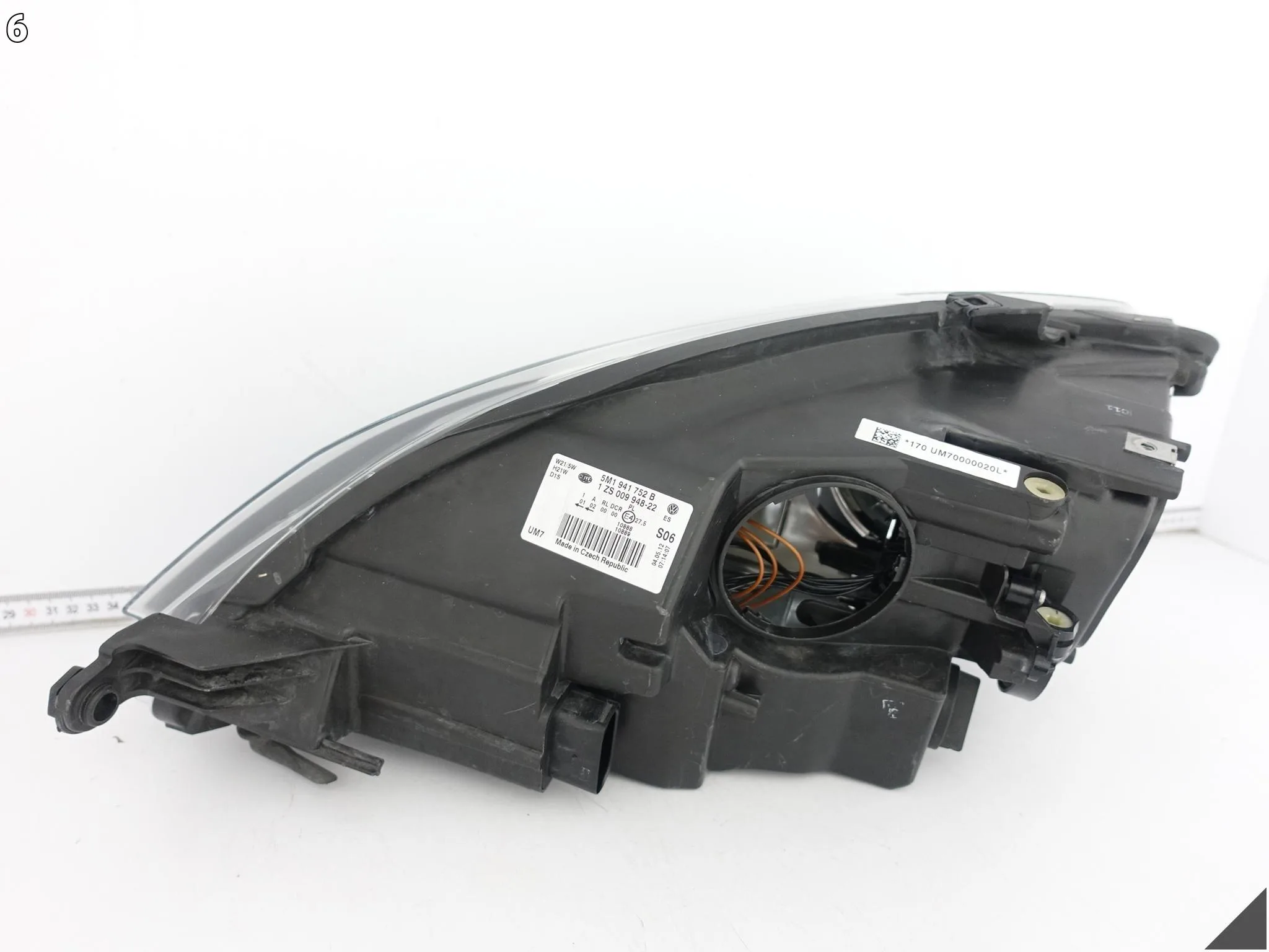 VW GOLF + PLUS VI 6 5M0 LIFT 09-14 LAMPA XENON SKRĘTNY PRAWA PRZÓD EUROPA VW GOLF + PLUS VI 6 5M0 LIFT 09-14 LAMPA XENON SKRĘTNY PRAWA PRZÓD EUROPA - obrazek 7