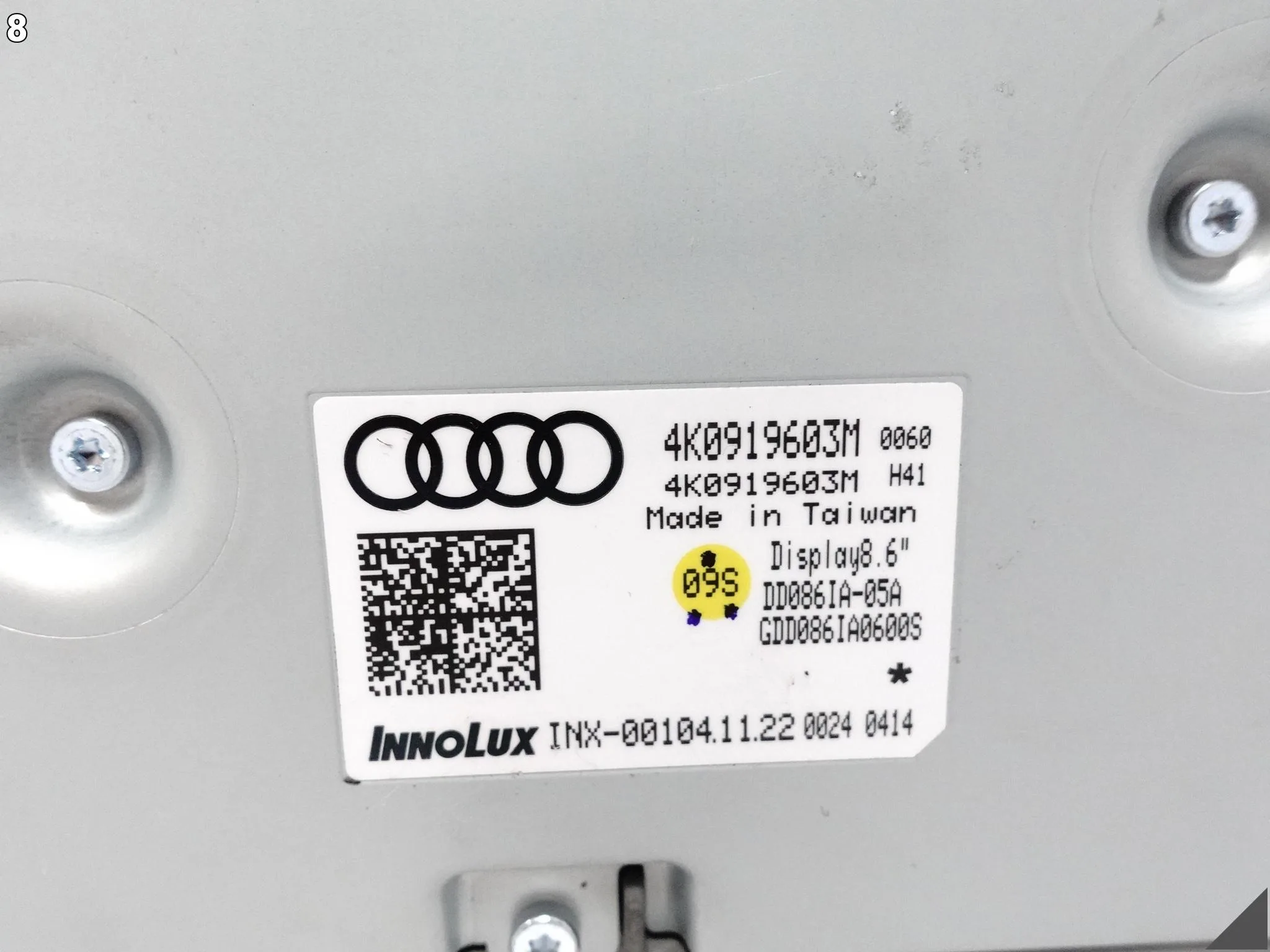 AUDI A5 8B3 A6 S6 RS6 4K0 A7 S7 RS7 4K8 E-TRON GT 4J3 EKRAN WYŚWIETLACZ LCD AUDI A5 8B3 A6 S6 RS6 4K0 A7 S7 RS7 4K8 E-TRON GT 4J3 EKRAN WYŚWIETLACZ LCD - obrazek 9