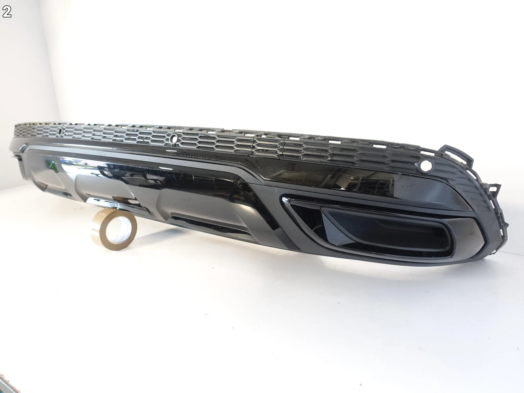 AUDI Q7 II 2 4M0 S-LINE LIFT 19-24 DYFUZOR SPOILER DOKŁADKA W ZDERZAK TYŁ AUDI Q7 II 2 4M0 S-LINE LIFT 19-24 DYFUZOR SPOILER DOKŁADKA W ZDERZAK TYŁ - obrazek 3