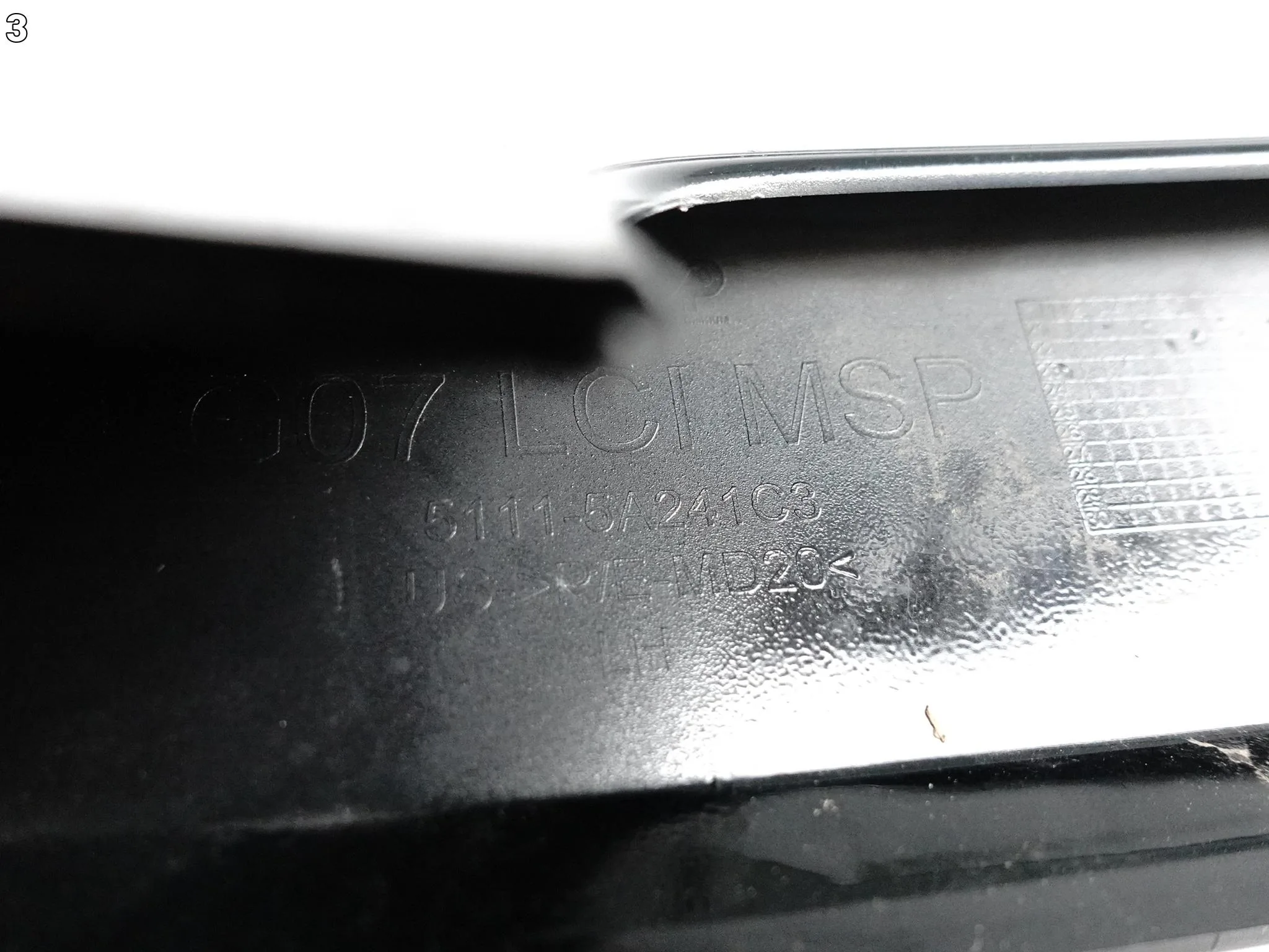 BMW X7 G07 LIFT LCI M-PAKIET 22- LISTWA BLENDA OSŁONA LEWA Z ZDERZAK PRZÓD BMW X7 G07 LIFT LCI M-PAKIET 22- LISTWA BLENDA OSŁONA LEWA Z ZDERZAK PRZÓD - obrazek 4