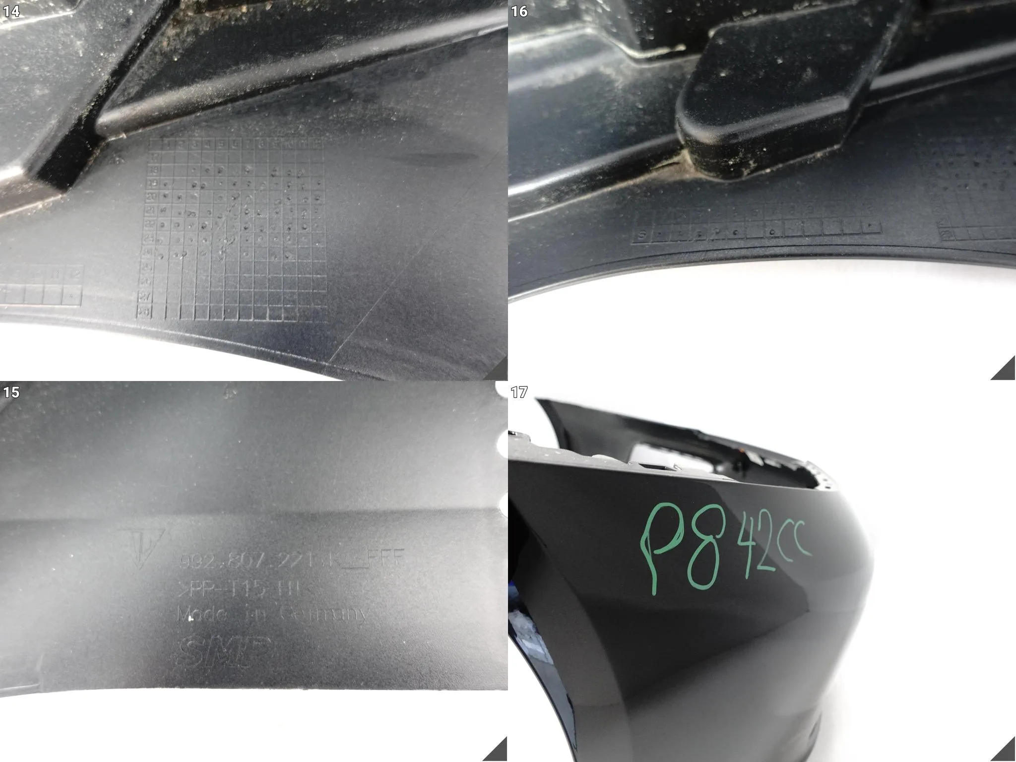 PORSCHE 992 911 GTS SPORT DESIGN 19- ZDERZAK BUMPER PRZÓD (PDC) NIEKLEJONY PORSCHE 992 911 GTS SPORT DESIGN 19- ZDERZAK BUMPER PRZÓD (PDC) NIEKLEJONY - obrazek 15