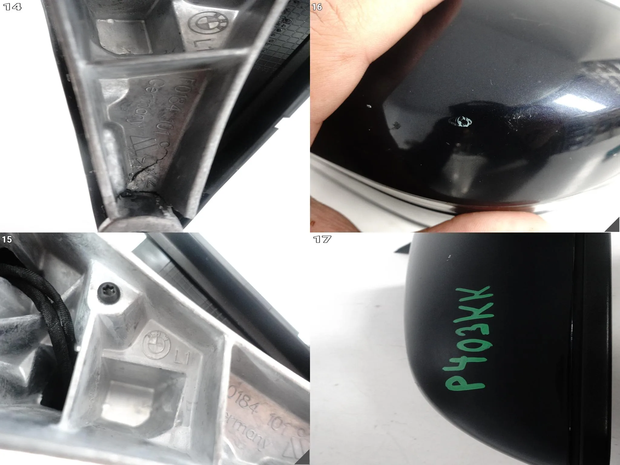 BMW 5 G30 G31 17-24 LUSTERKO OBUDOWA LEWE 5 PIN KOLOR A89 IMPERIALBLAU BMW 5 G30 G31 17-24 LUSTERKO OBUDOWA LEWE 5 PIN KOLOR A89 IMPERIALBLAU - obrazek 15