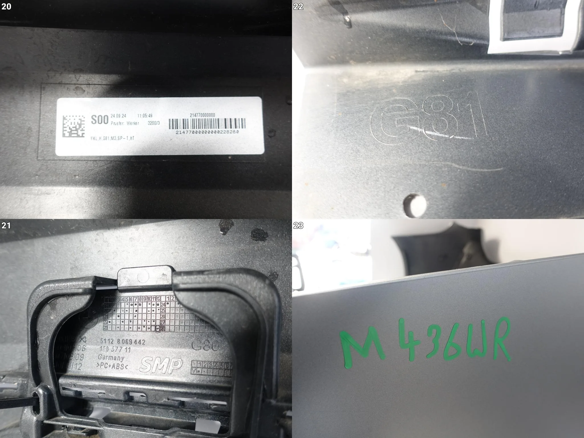 BMW M3 G81 G81M3 M-POWER TOURING KOMBI 21- ZDERZAK BUMPER TYŁ (6xPDC) BMW M3 G81 G81M3 M-POWER TOURING KOMBI 21- ZDERZAK BUMPER TYŁ (6xPDC) - obrazek 15