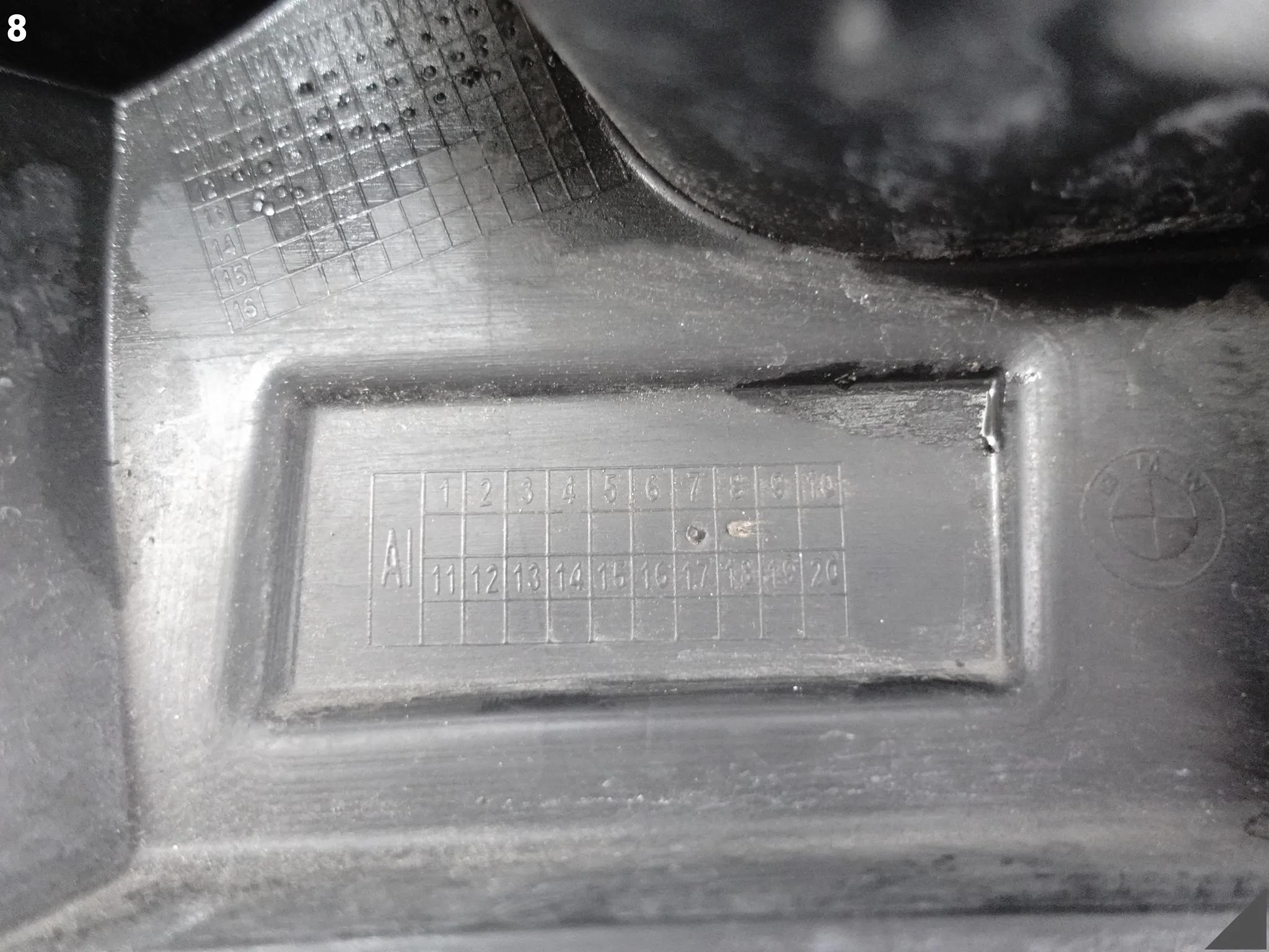 BMW X3 F25 10-14 ZWYKŁY MOCOWANIE ŚLIZG W ZDERZAK PRZÓD LEWY 7212955 BMW X3 F25 10-14 ZWYKŁY MOCOWANIE ŚLIZG W ZDERZAK PRZÓD LEWY 7212955 - obrazek 9