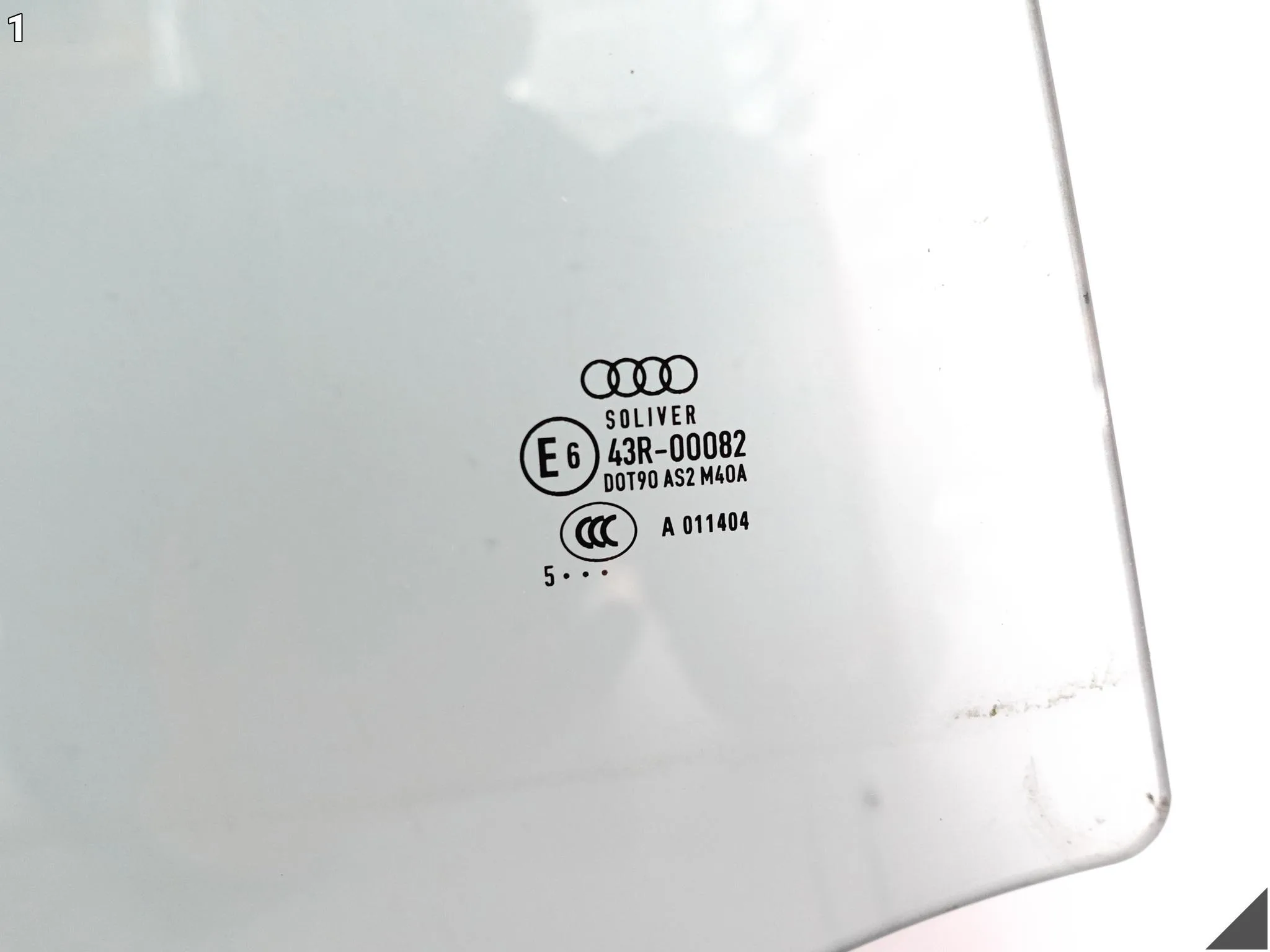 AUDI A5 S5 8T8 B8 SPORTBACK LIFT 07-16 SZYBA BOCZNA DRZWI PRAWA TYŁ AS2 AUDI A5 S5 8T8 B8 SPORTBACK LIFT 07-16 SZYBA BOCZNA DRZWI PRAWA TYŁ AS2 - obrazek 2