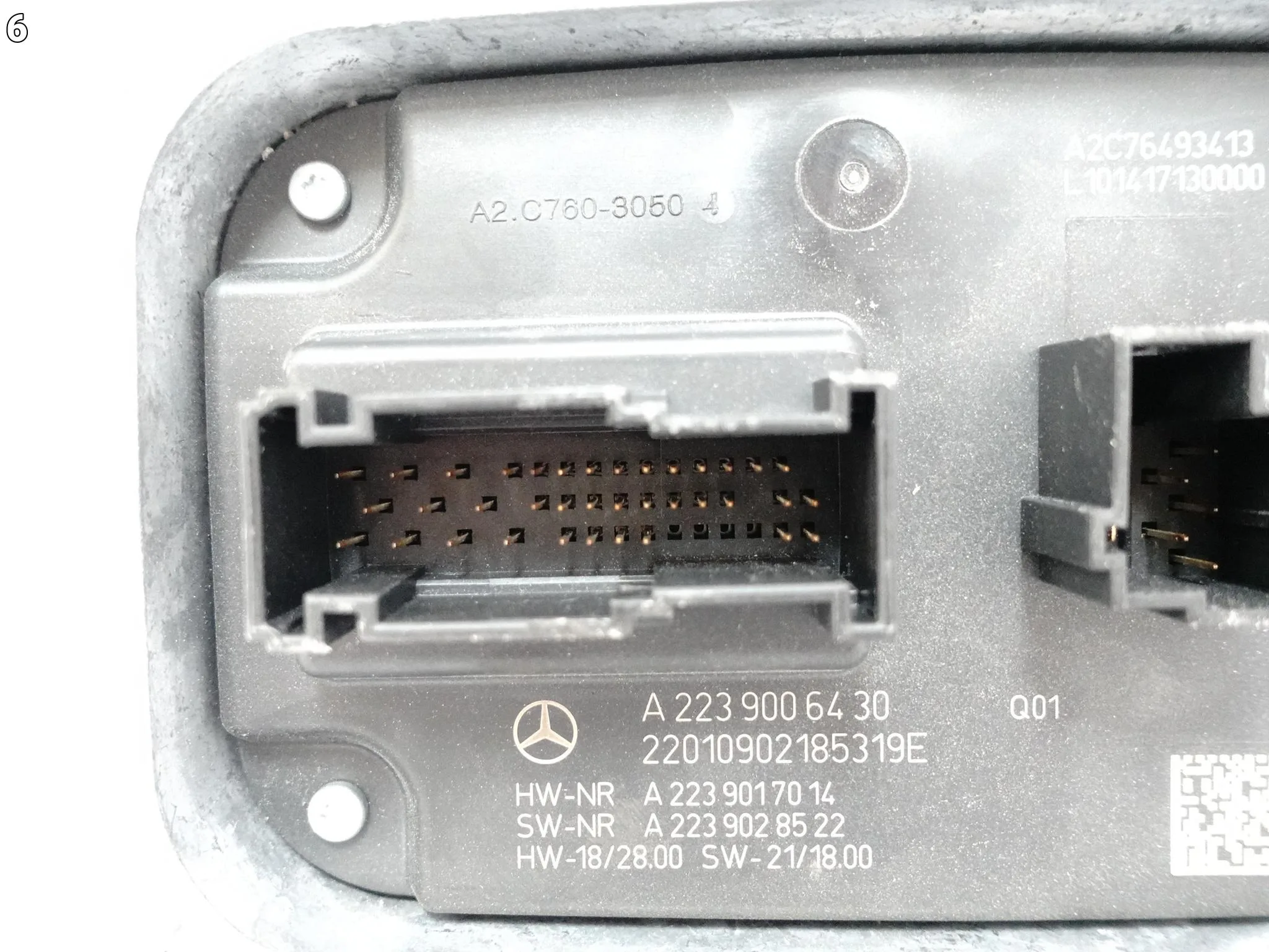 MERCEDES S-KLASA W223 EQS V297 MAYBACH X223 MODUŁ STEROWNIK LED LAMPY PRZÓD MERCEDES S-KLASA W223 EQS V297 MAYBACH X223 MODUŁ STEROWNIK LED LAMPY PRZÓD - obrazek 7