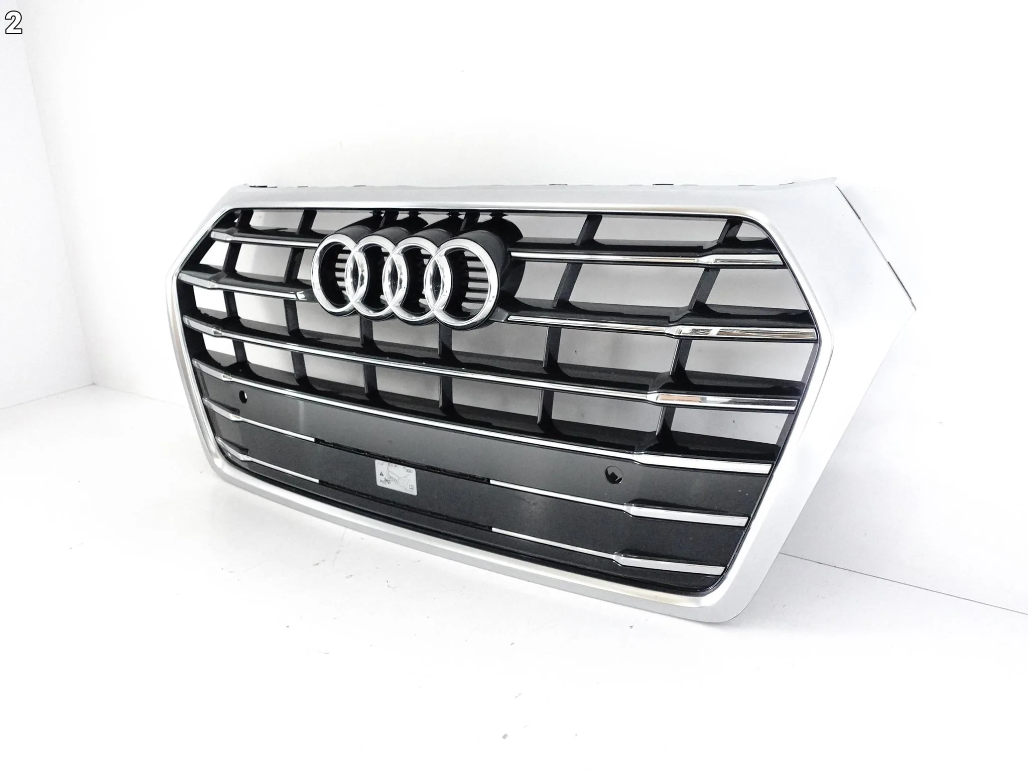 AUDI Q5 80A II FY S-LINE 17-21 GRILL ATRAPA W ZDERZAK PRZÓD CHROM (PDC) AUDI Q5 80A II FY S-LINE 17-21 GRILL ATRAPA W ZDERZAK PRZÓD CHROM (PDC) - obrazek 3