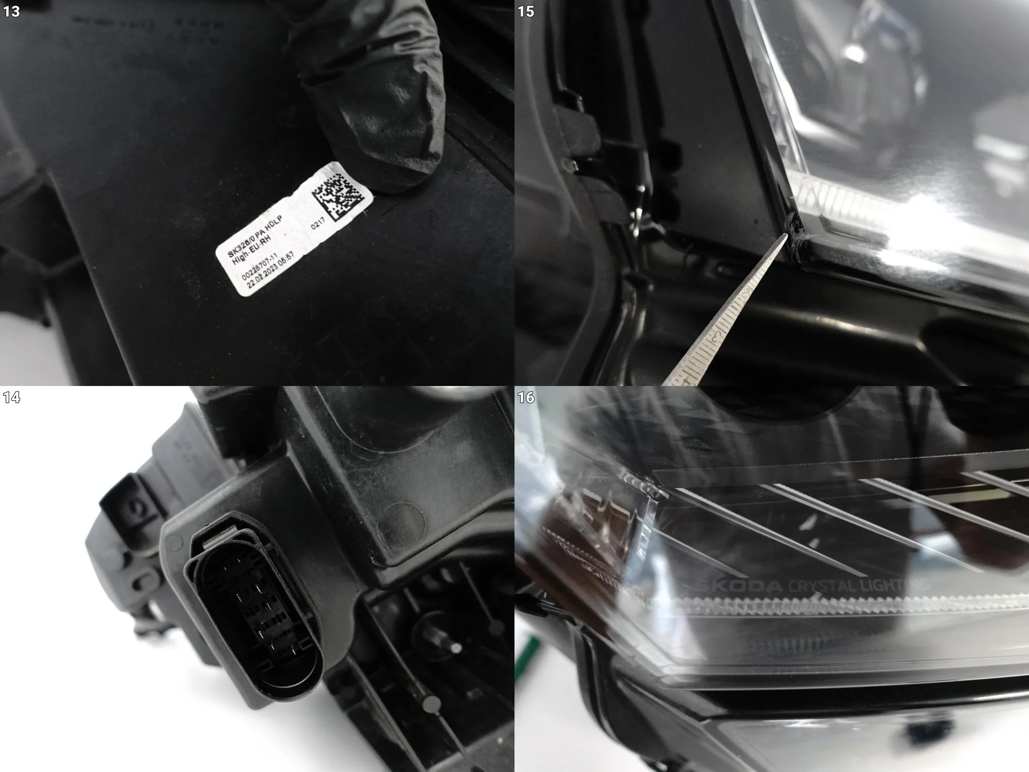 SKODA KAROQ 57B LIFT 22- LAMPA FULL LED CRYSTAL LIGHTING PRAWA PRZÓD EUROPA SKODA KAROQ 57B LIFT 22- LAMPA FULL LED CRYSTAL LIGHTING PRAWA PRZÓD EUROPA - obrazek 14