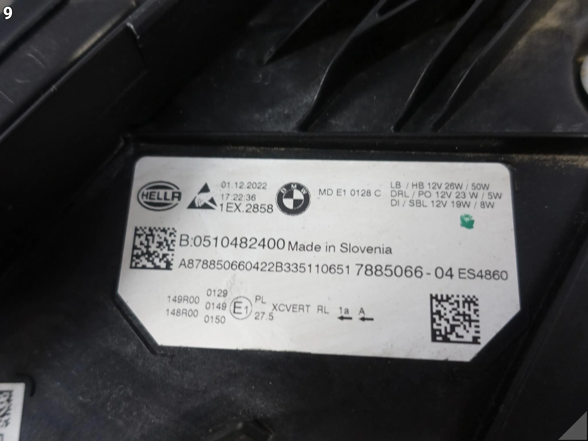 BMW 3 G20 G21 LCI LIFT 22- LAMPA FULL LED PRAWA SHADOW LINE BLACK CZARNA BMW 3 G20 G21 LCI LIFT 22- LAMPA FULL LED PRAWA SHADOW LINE BLACK CZARNA - obrazek 10
