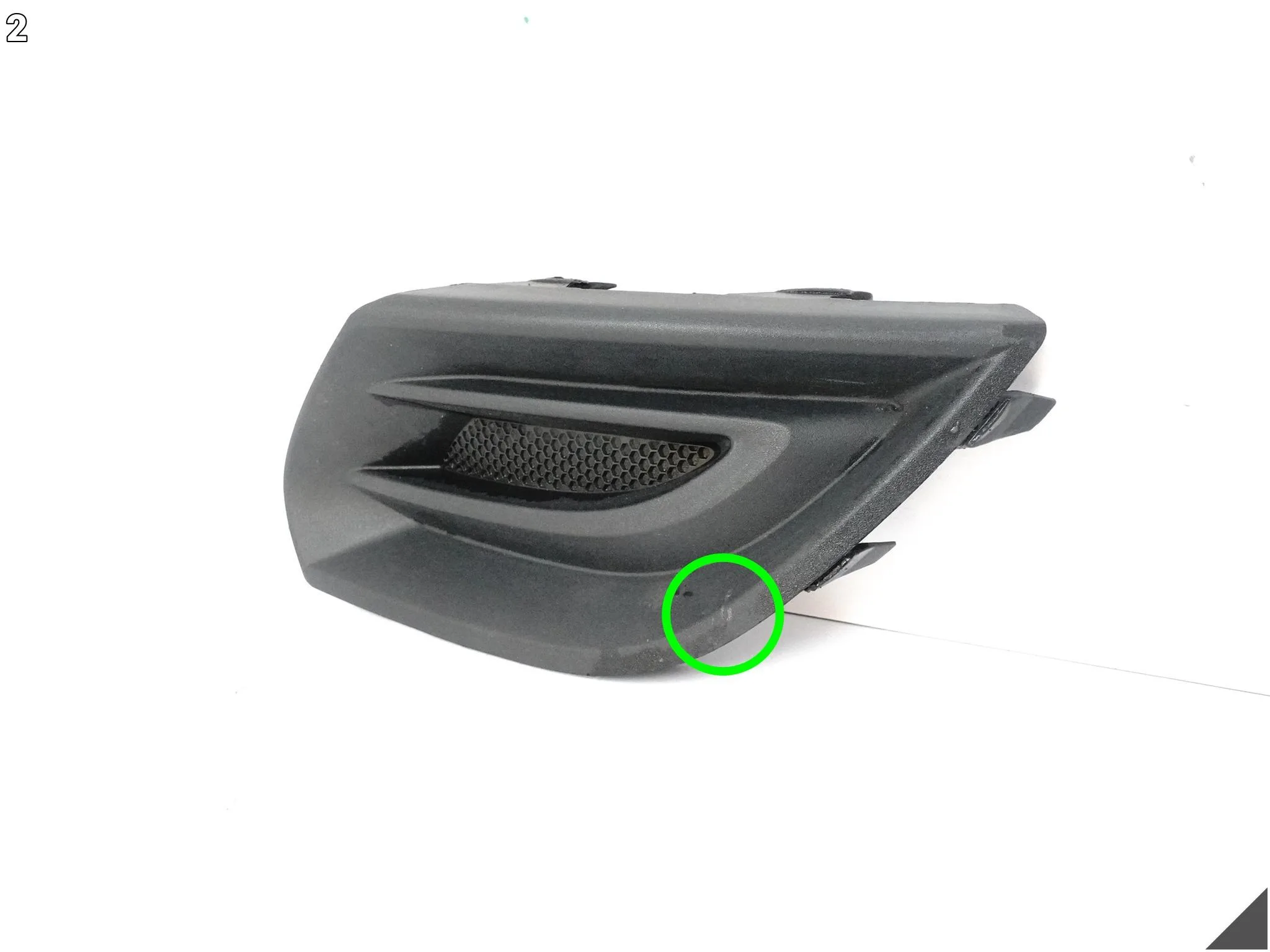 OPEL CORSA E V 14-19 KRATKA ATRAPA ZAŚLEPKA W ZDERZAK PRZÓD PRAWA OPEL CORSA E V 14-19 KRATKA ATRAPA ZAŚLEPKA W ZDERZAK PRZÓD PRAWA - obrazek 3