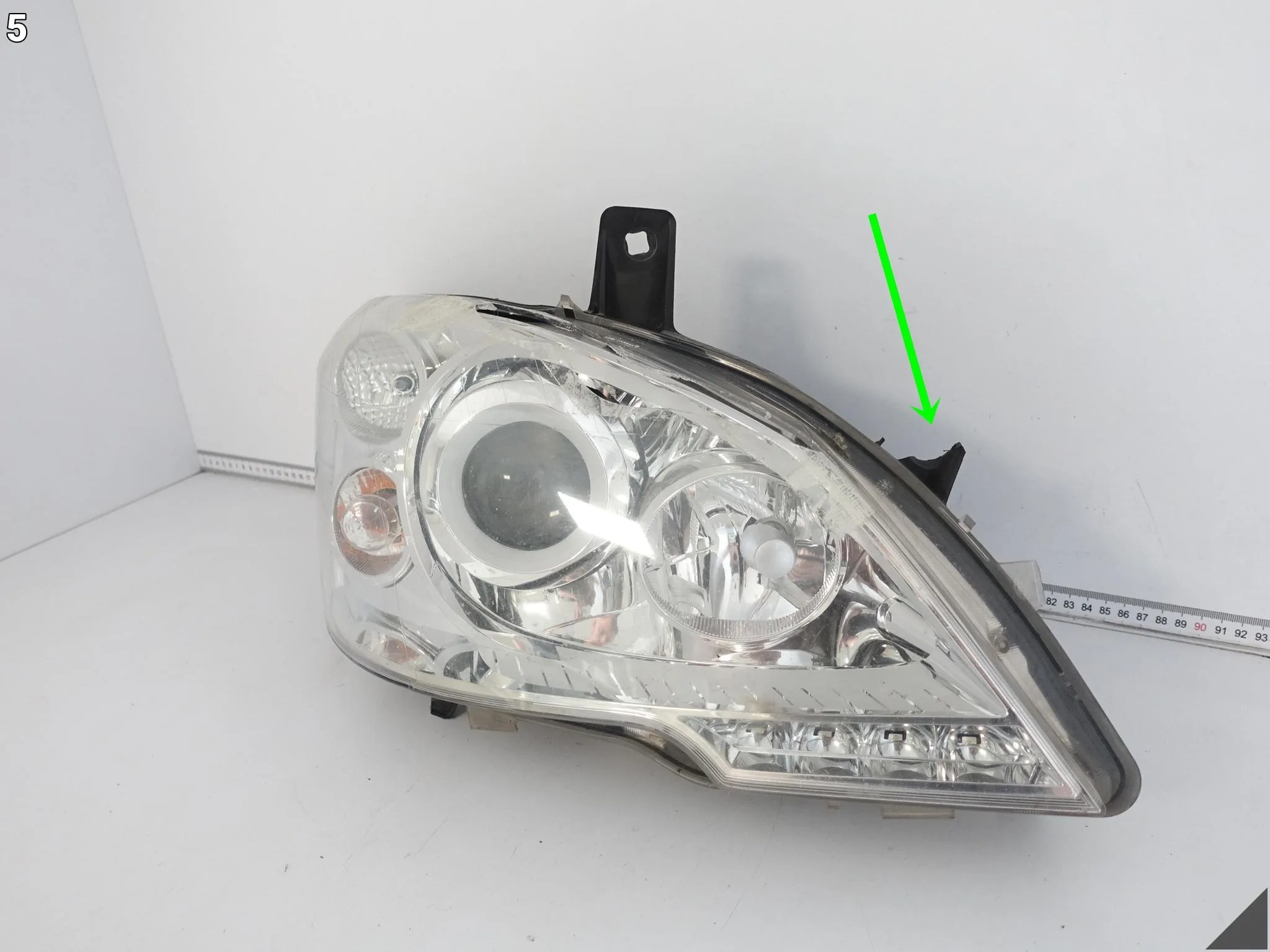 MERCEDES VITO VIANO W639 LIFT 10-14 LAMPA XENON + LED PRAWA PRZÓD EUROPA MERCEDES VITO VIANO W639 LIFT 10-14 LAMPA XENON + LED PRAWA PRZÓD EUROPA - obrazek 6